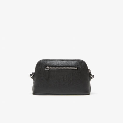 Women's Lacoste Grained Leather Dome Crossover Bag
