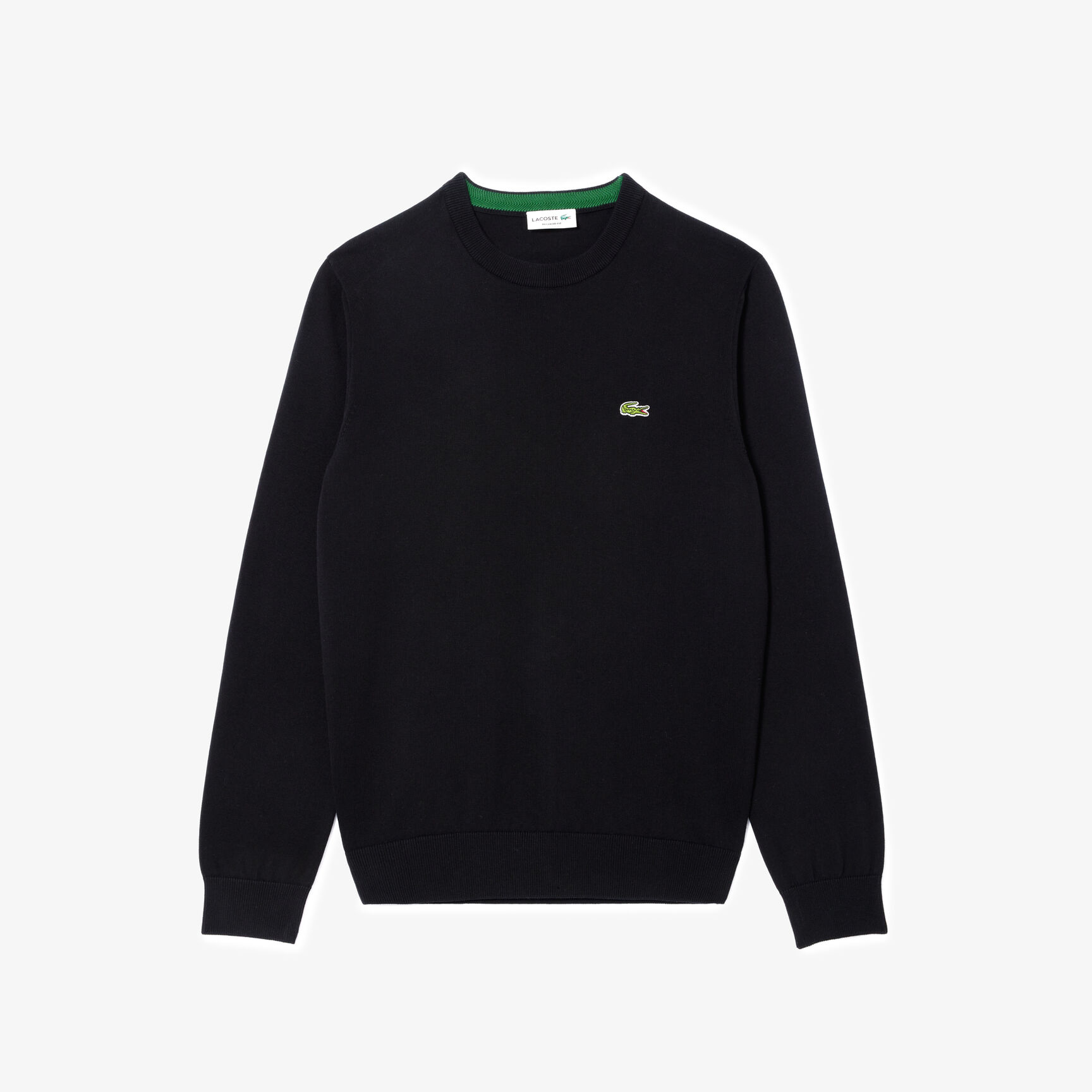Monochrome Cotton Crew Neck Sweater - AH1985-00-031