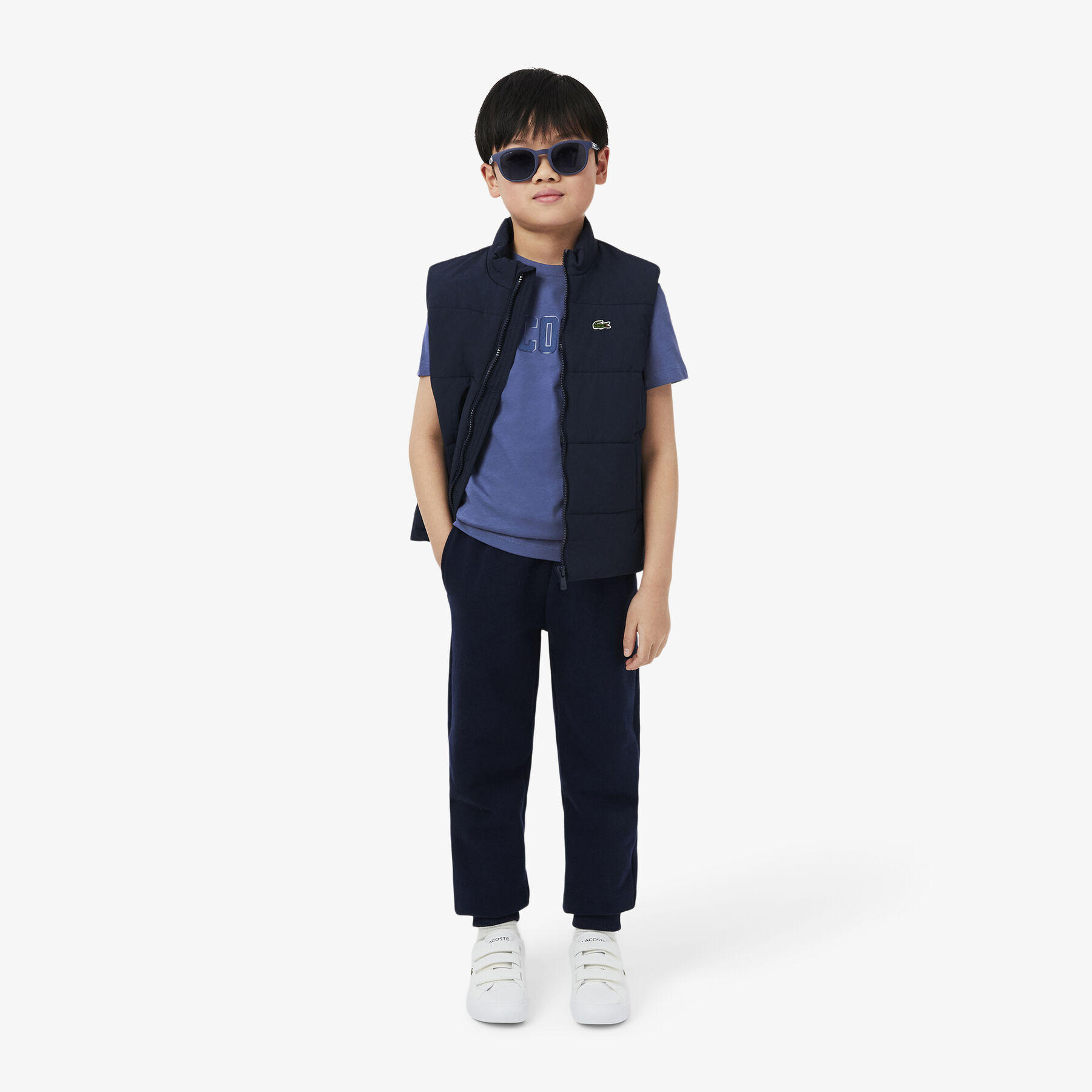 Print Cotton T-shirt lacoste print cotton t shirt