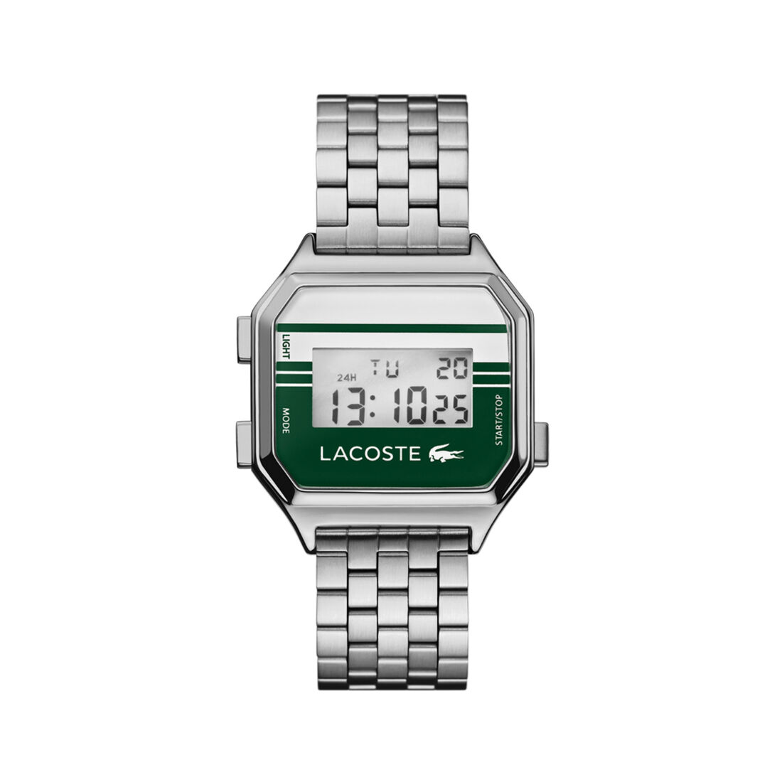 ساعة لاكوست بمينا أبيض للجنسين مجموعة Lacoste Berlin