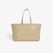 lacoste large lite glossy tote