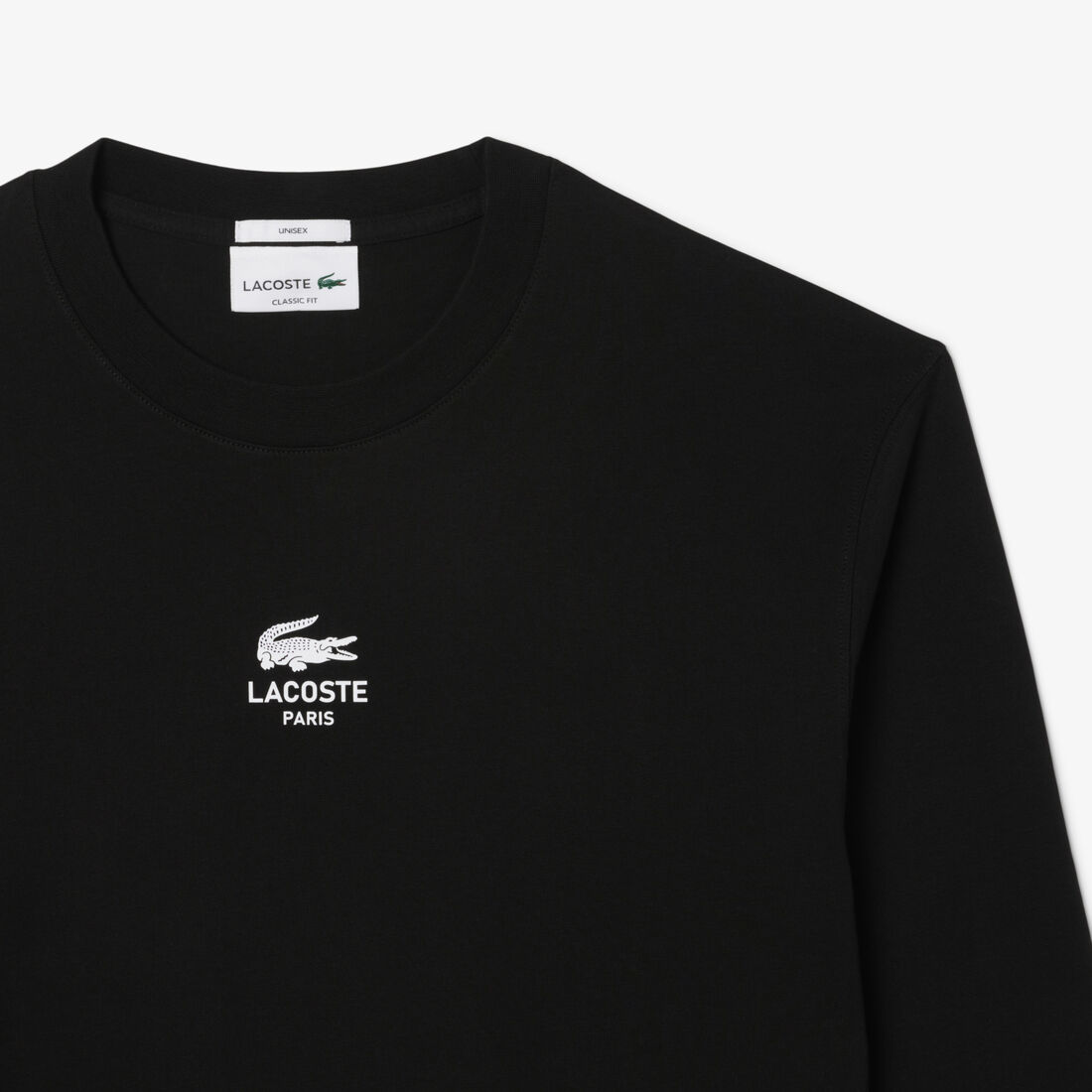 Long Sleeved Lacoste Print T-shirt Long Sleeved Lacoste Print T-shirt - TH8135-00-031