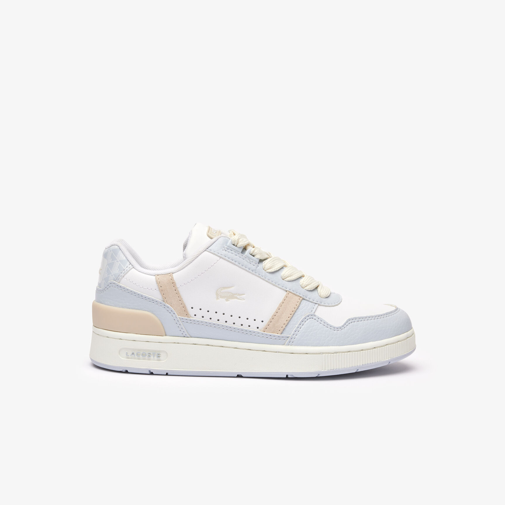 Buy Women's T-Clip Leather Monogram Touch Trainers | Lacoste UAE