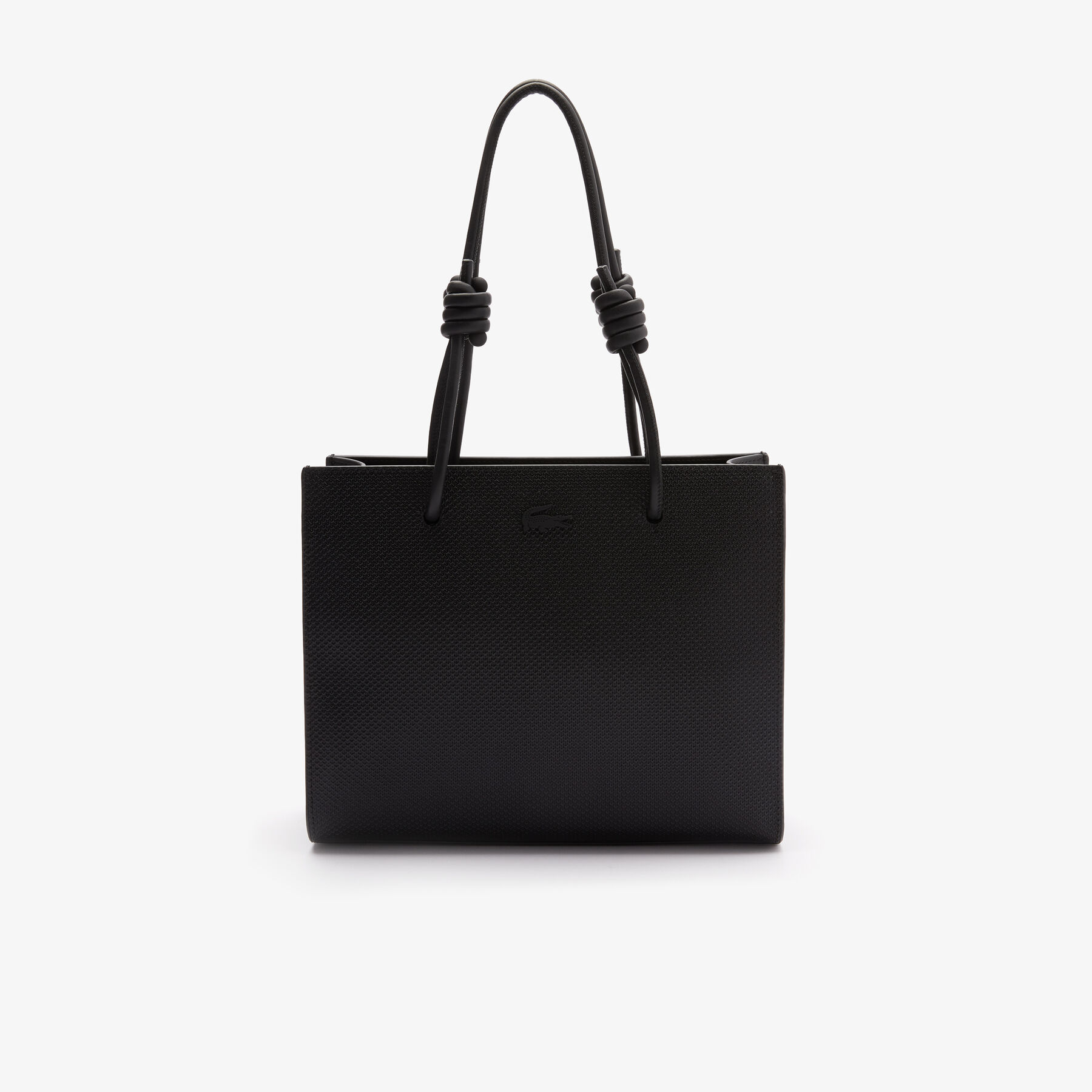 Women's Chantaco Matte Piqué Leather Shoulder Slung Handbag lacoste women s chantaco matte piqu leather shoulder slung handbag