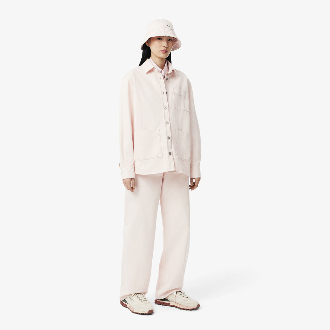 حذاء رياضي إيليت أكتف نسائي من الجلد Women's Elite Active Leather Sneakers - 49SFA0002-UH1