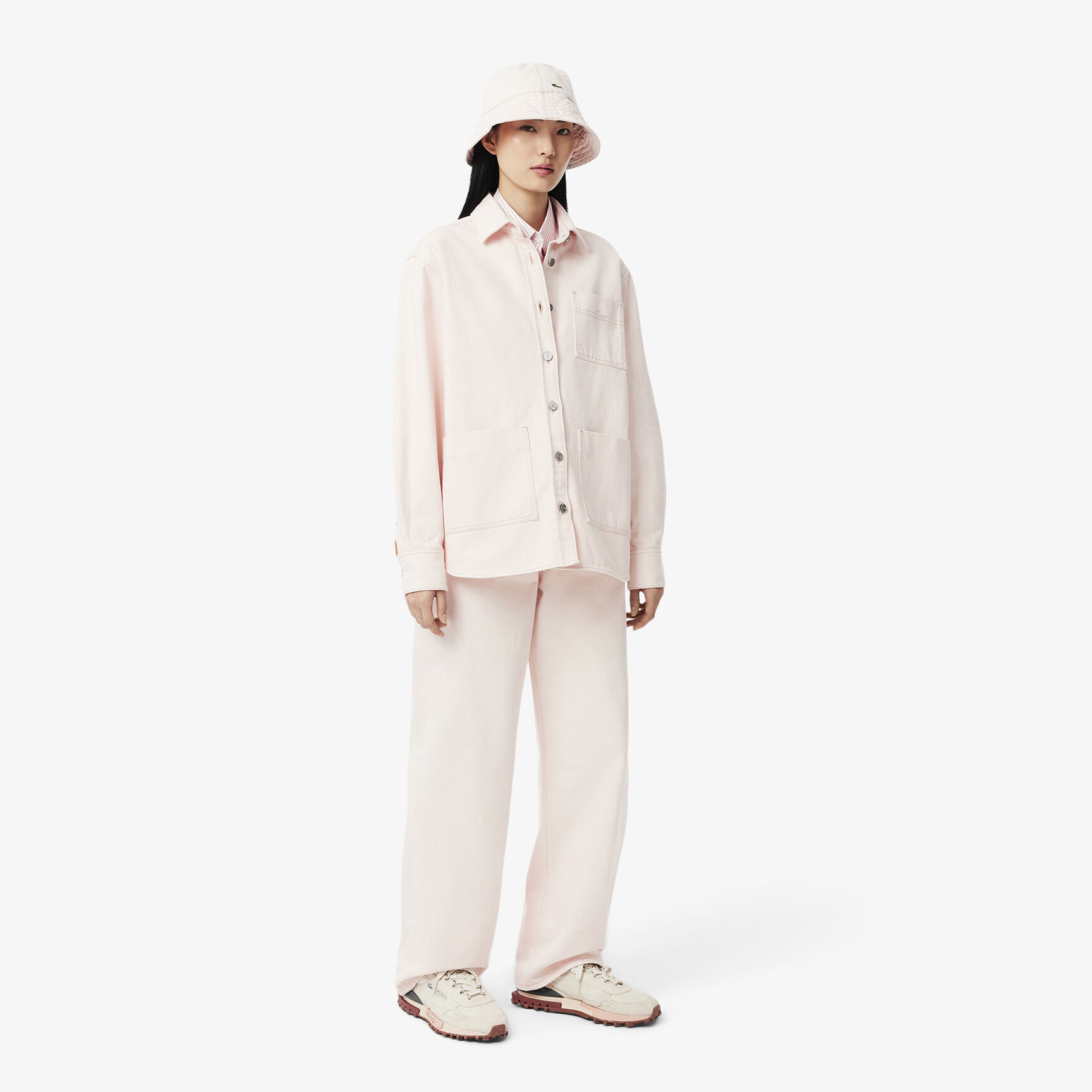 حذاء رياضي إيليت أكتف نسائي من الجلد Women's Elite Active Leather Sneakers - 49SFA0002-UH1