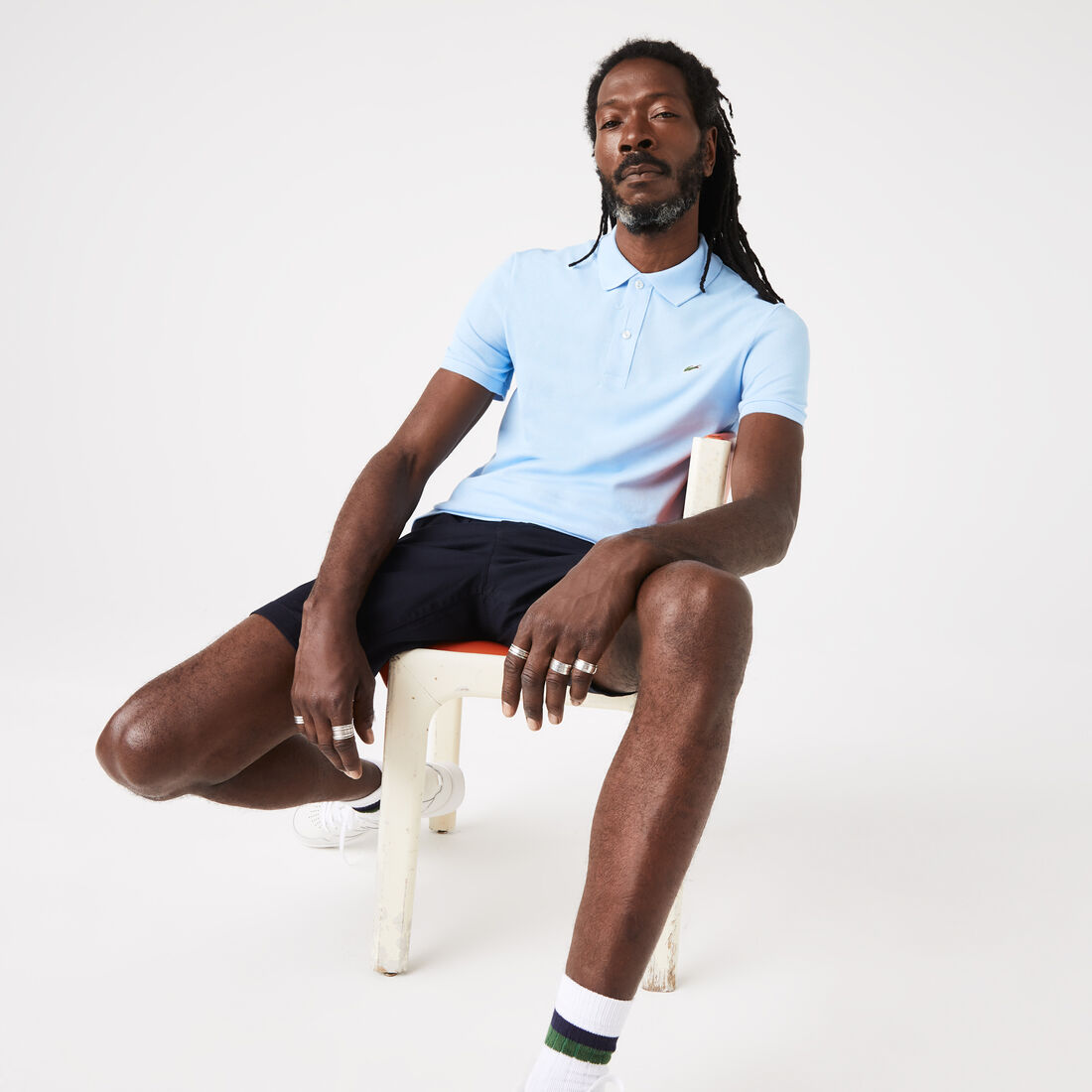 قميص بولو بيكيه بقصة ضيقة L.12.12 Original L.12.12 Slim Fit Polo Shirt - PH4012-00-HBP