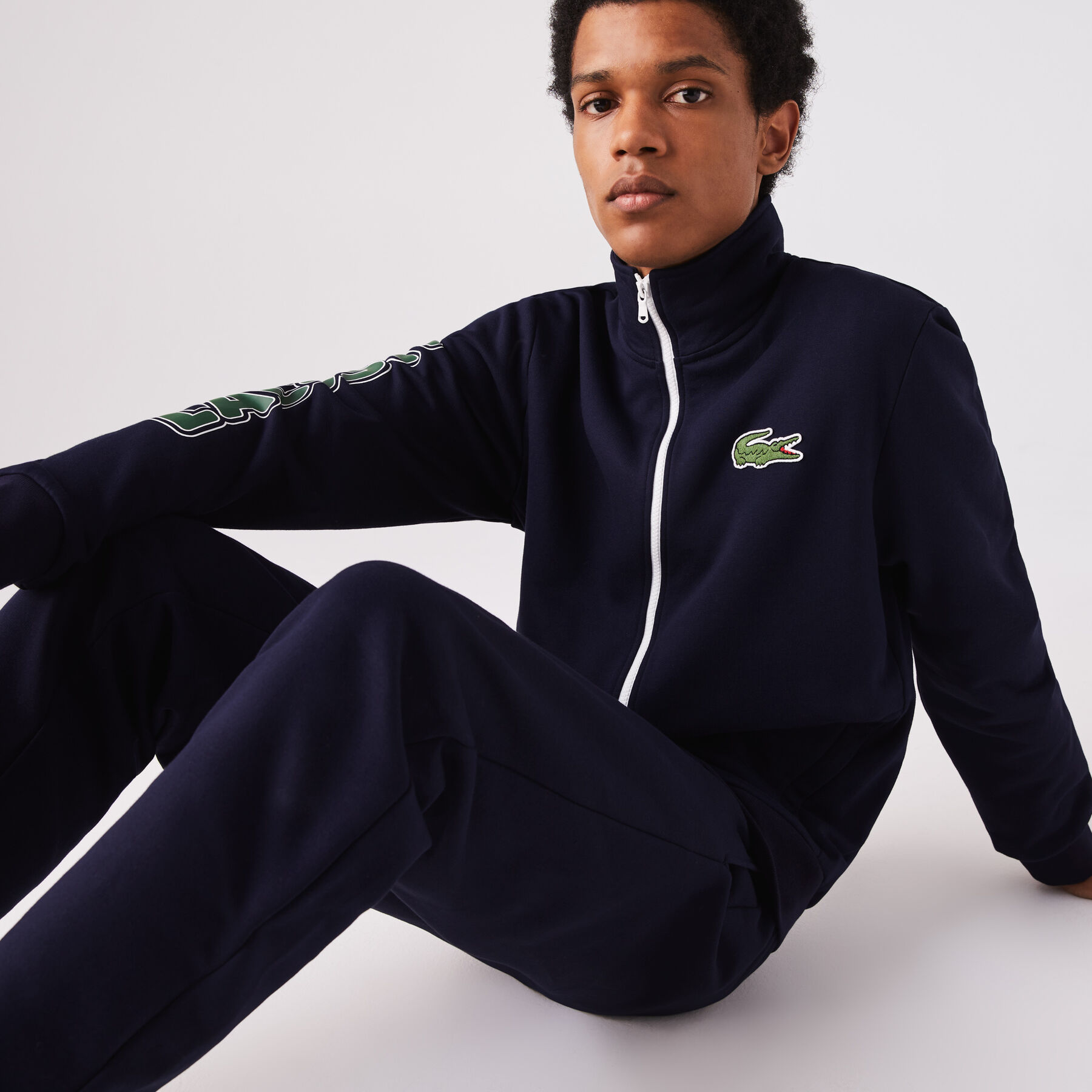 Men's Lacoste SPORT Signature Fleece Tracksuit men s lacoste sport signature fleece tracksuit