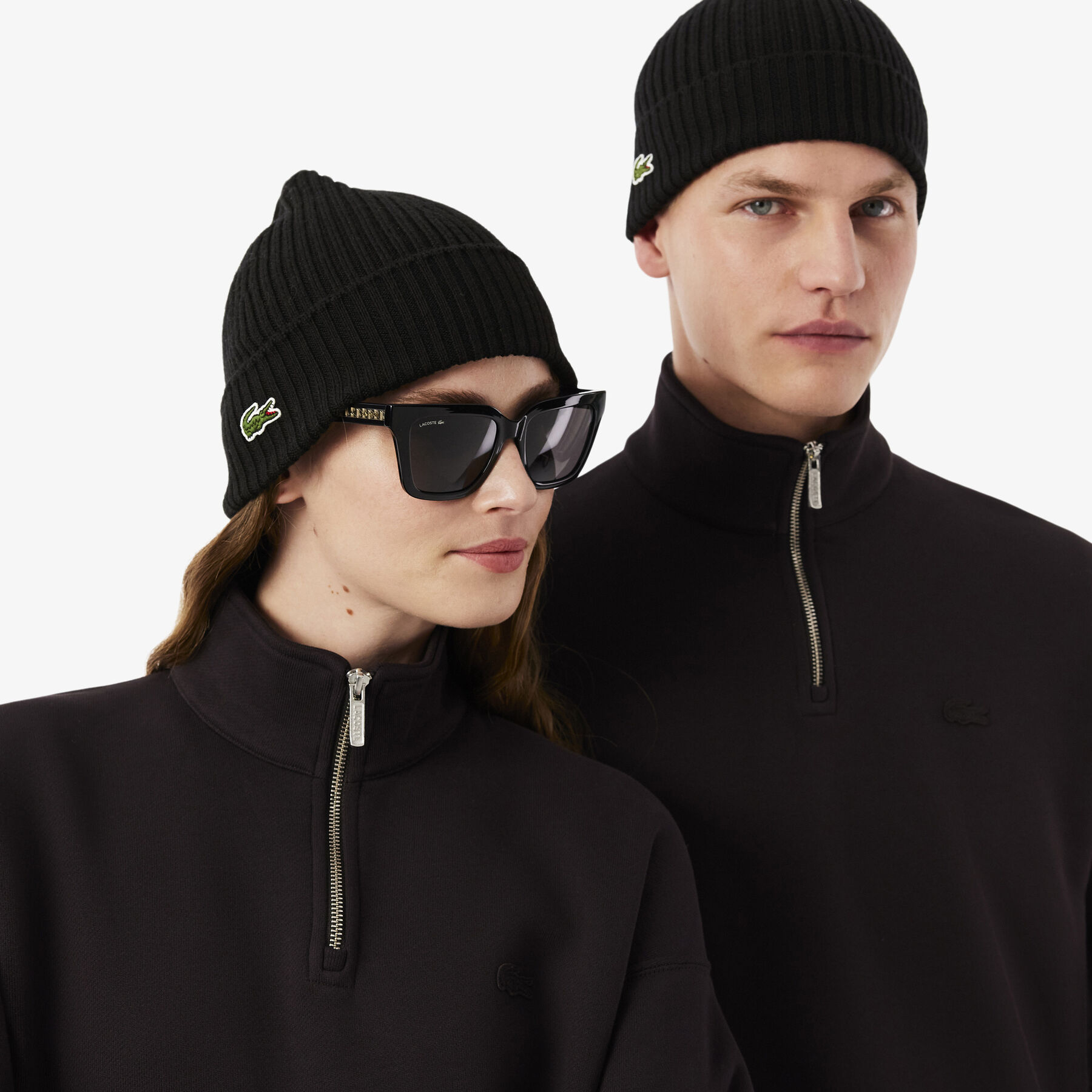 قبعة صوفية محبوكة مضلعة Rib Knit Brushed Wool Beanie - RB0001-00-031