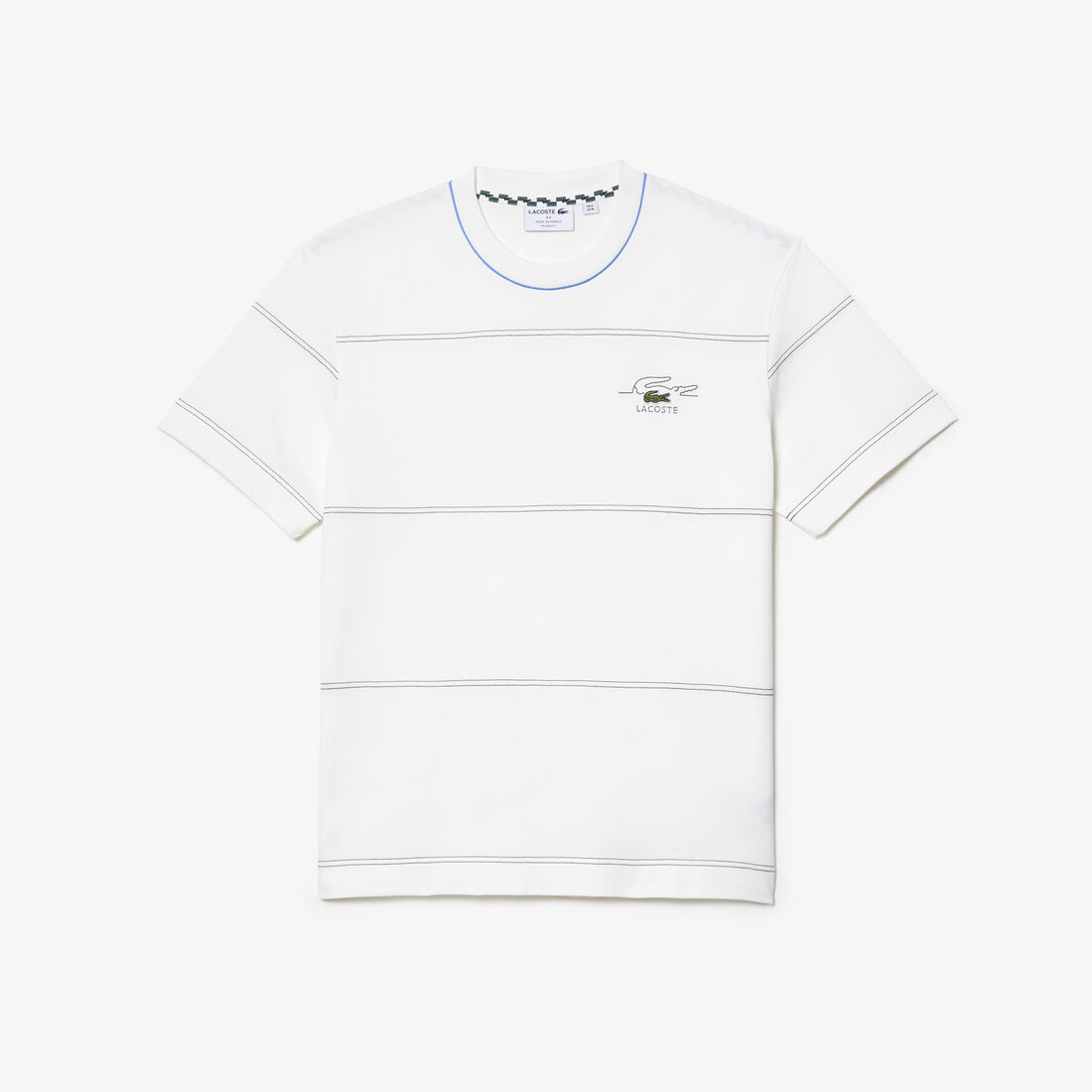 Men's Lacoste Organic Cotton Jersey Stripe T-shirt