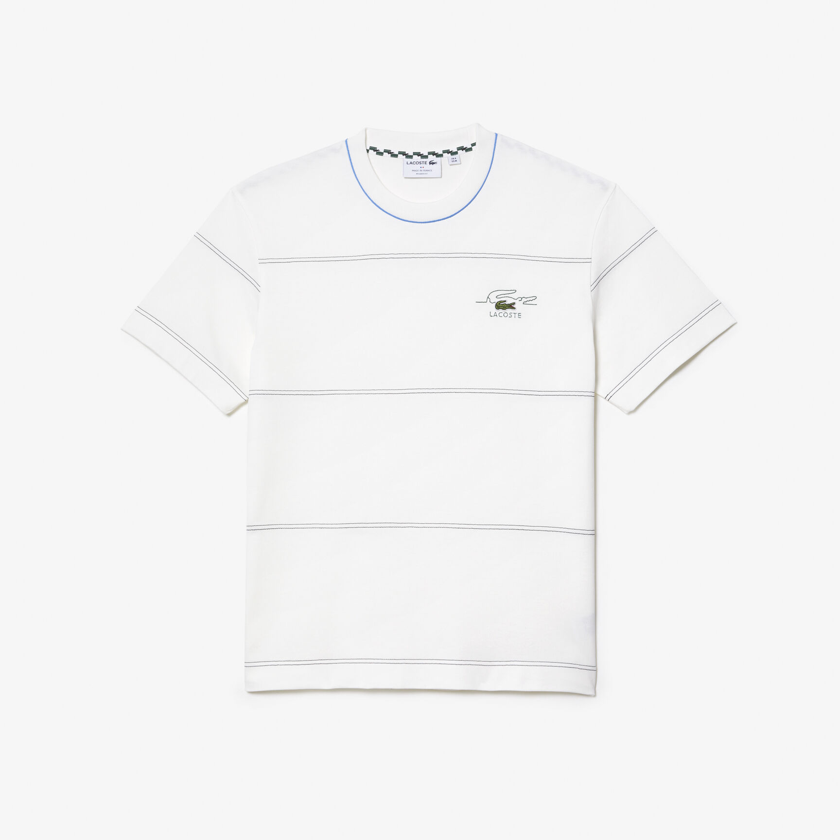 Men's Lacoste Organic Cotton Jersey Stripe T-shirt Men's Lacoste Organic Cotton Jersey Stripe T-shirt