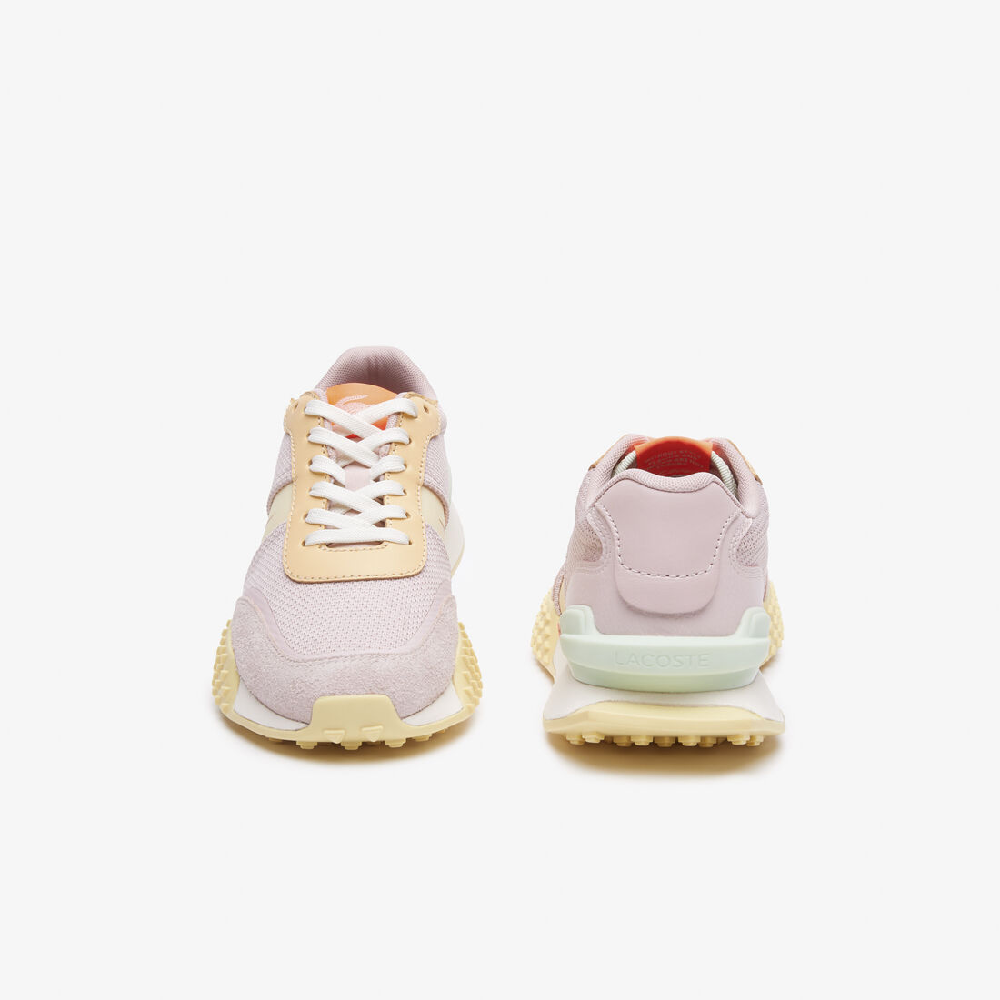 Women's Lacoste L-Spin Deluxe Leather Colour-Block Trainers Women's Lacoste L-Spin Deluxe Leather Colour-Block Trainers