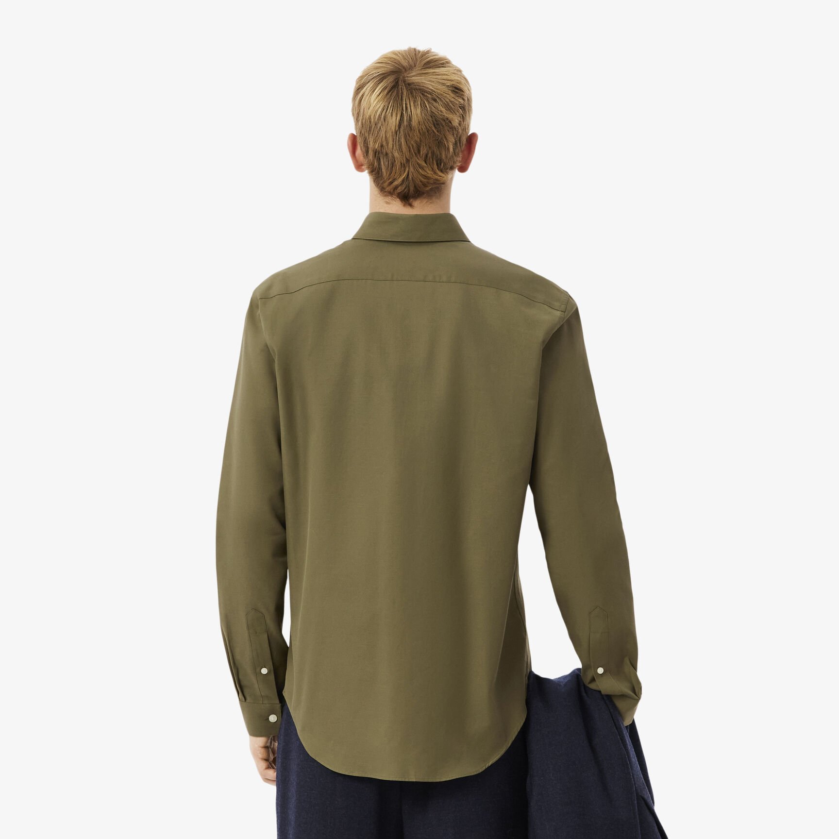 Regular Fit Cotton Poplin Shirt - CH8522-00-E9F