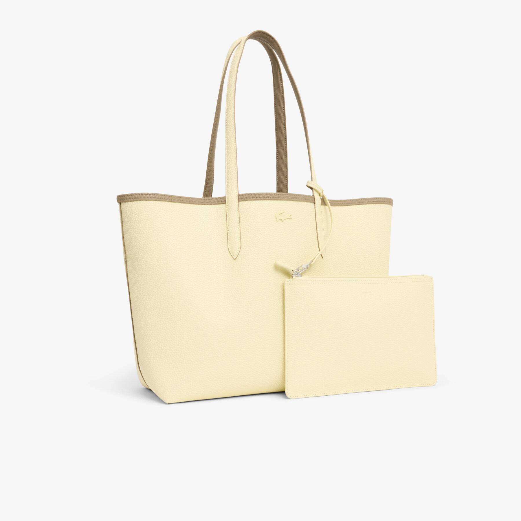 lacoste anna reversible tote with pouch