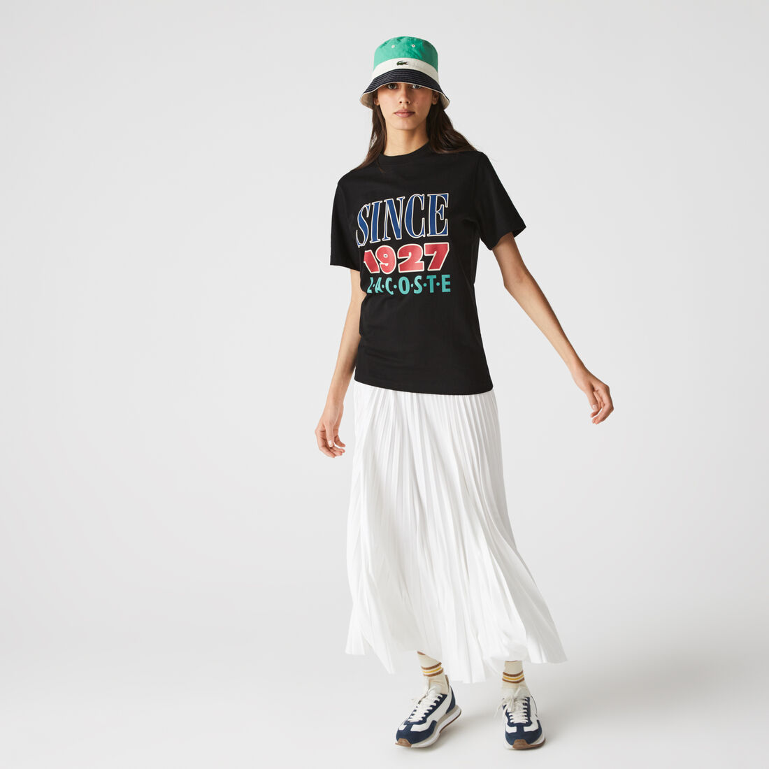 تي شيرت قطني للجنسين مع طباعة مجموعة Lacoste LIVE تي شيرت قطني للجنسين مع طباعة مجموعة Lacoste LIVE