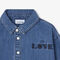 Badge Accent Denim Shirt lacoste badge accent denim shirt
