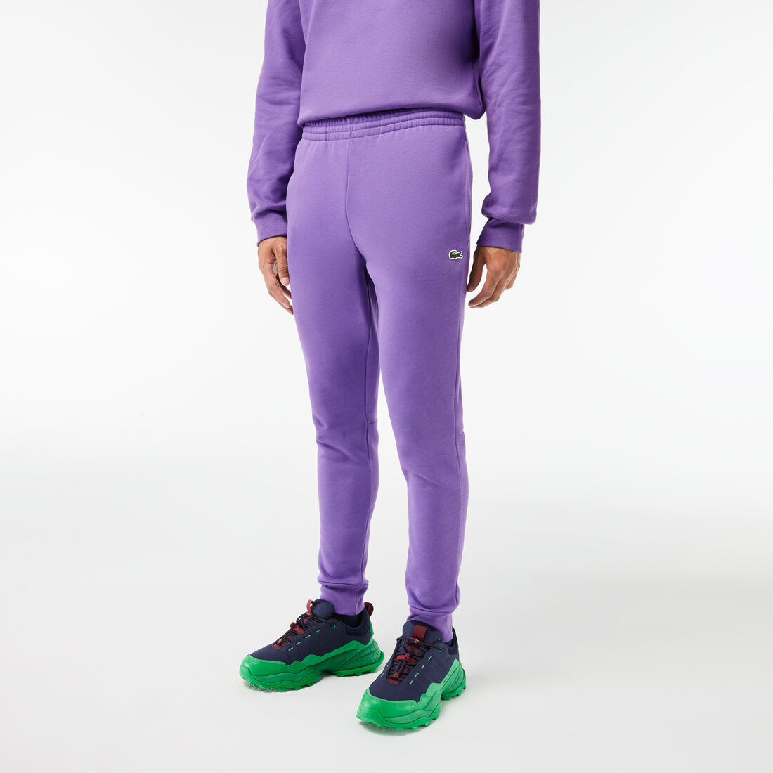 Slim Fit Sweatpants Men's Lacoste Slim Fit Organic Cotton Fleece Jogger Trackpants - XH9624-00-SGI