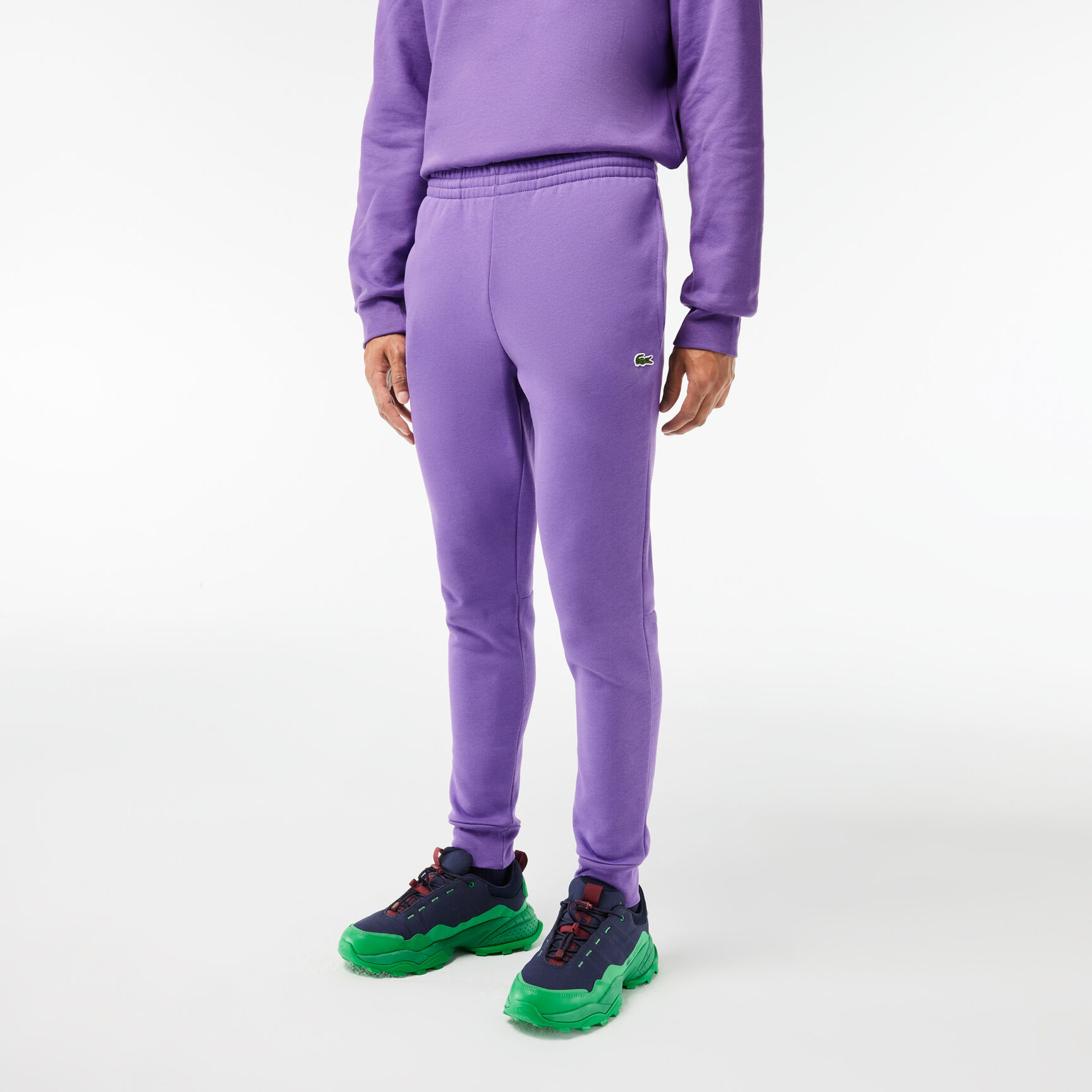 Slim Fit Sweatpants Men's Lacoste Slim Fit Organic Cotton Fleece Jogger Trackpants - XH9624-00-SGI