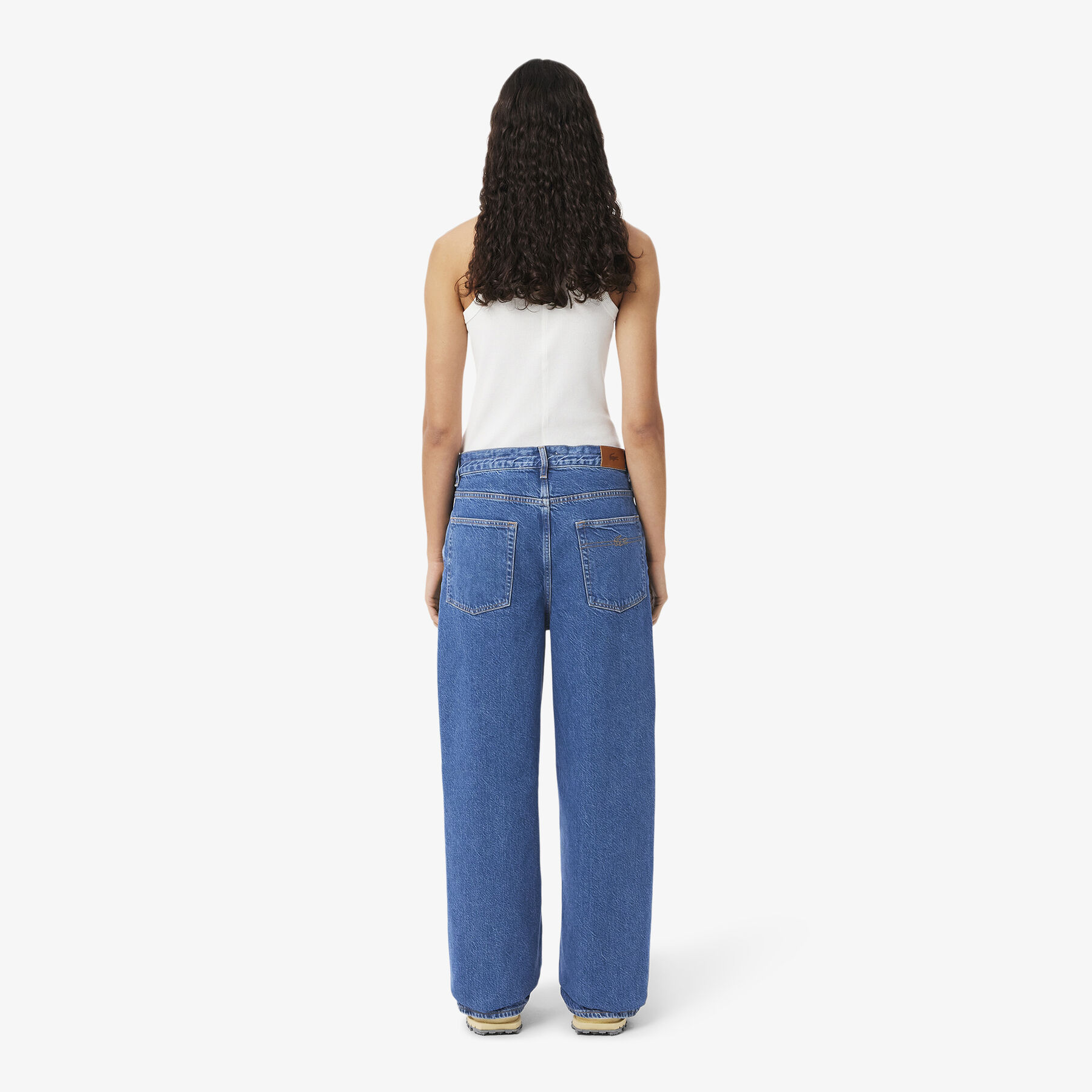 Wide Fit Denim Jeans lacoste wide fit denim jeans