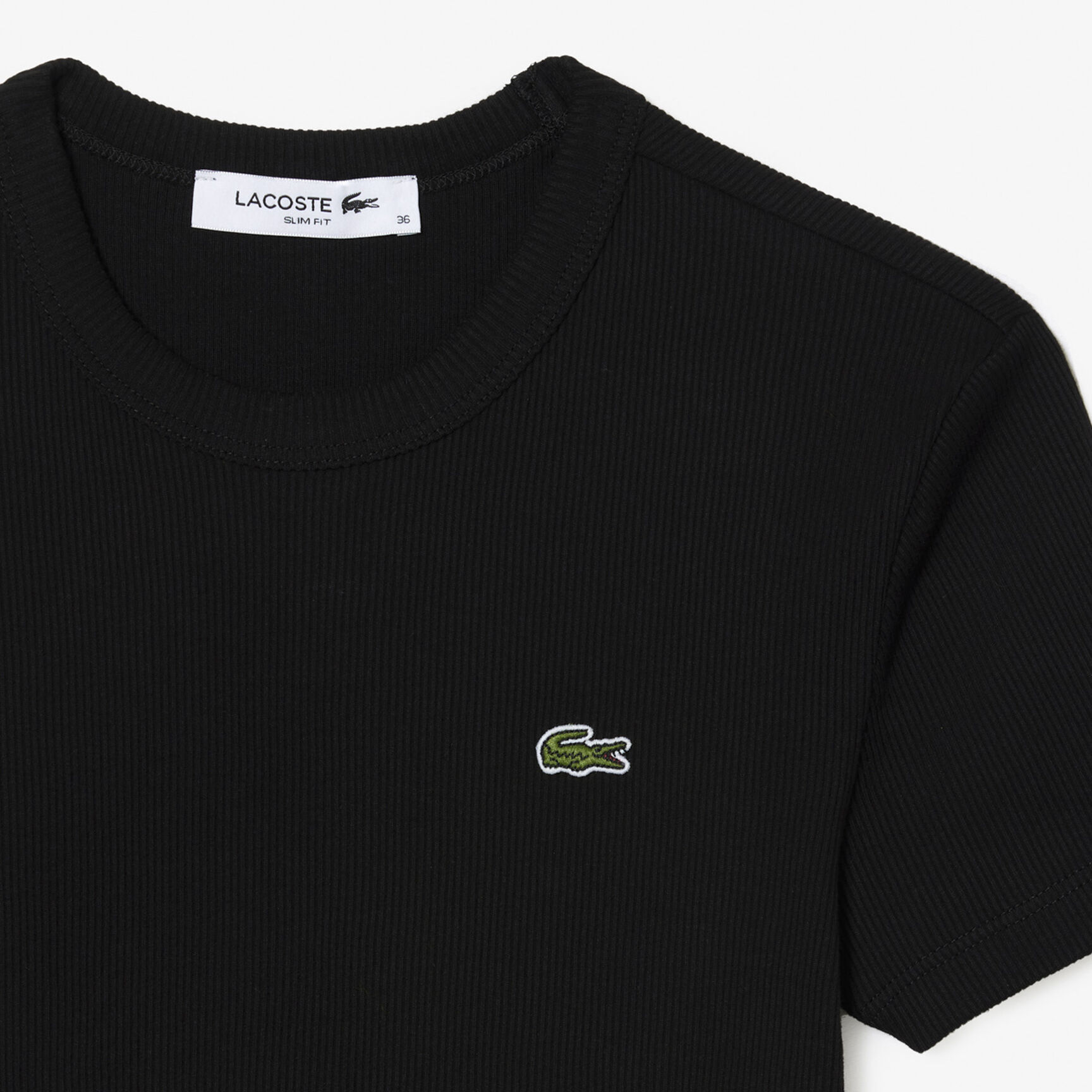 Slim Fit Ribbed Cotton T-shirt - TF5538-00-031