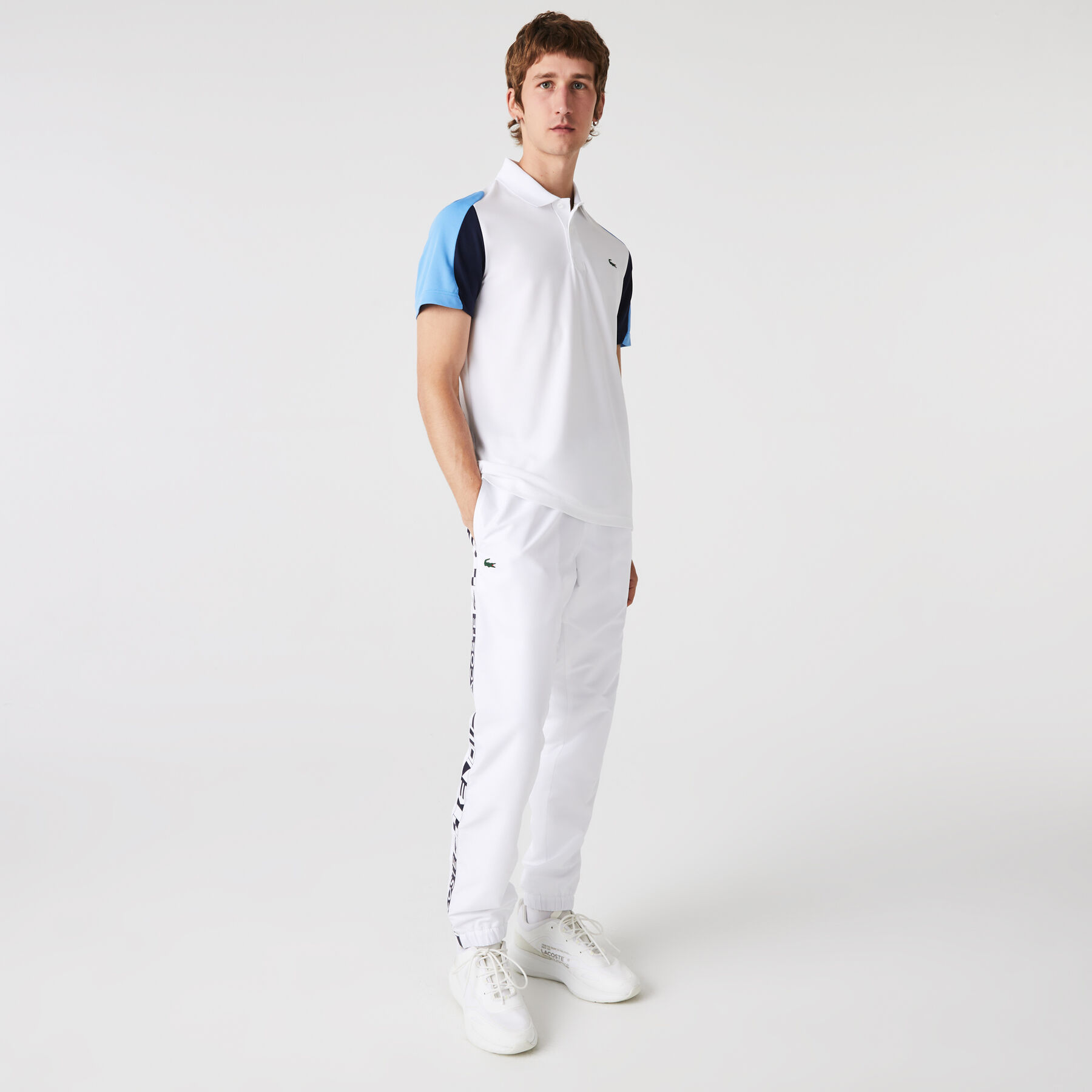 تيشيرت بولو تنس بيكيه مقاوم للتجعد بقصة عادية للرجال مجموعة Lacoste SPORT لاكوست تيشيرت بولو تنس بيكيه مقاوم للتجعد بقصة عادية للرجال مجموعة lacoste sport
