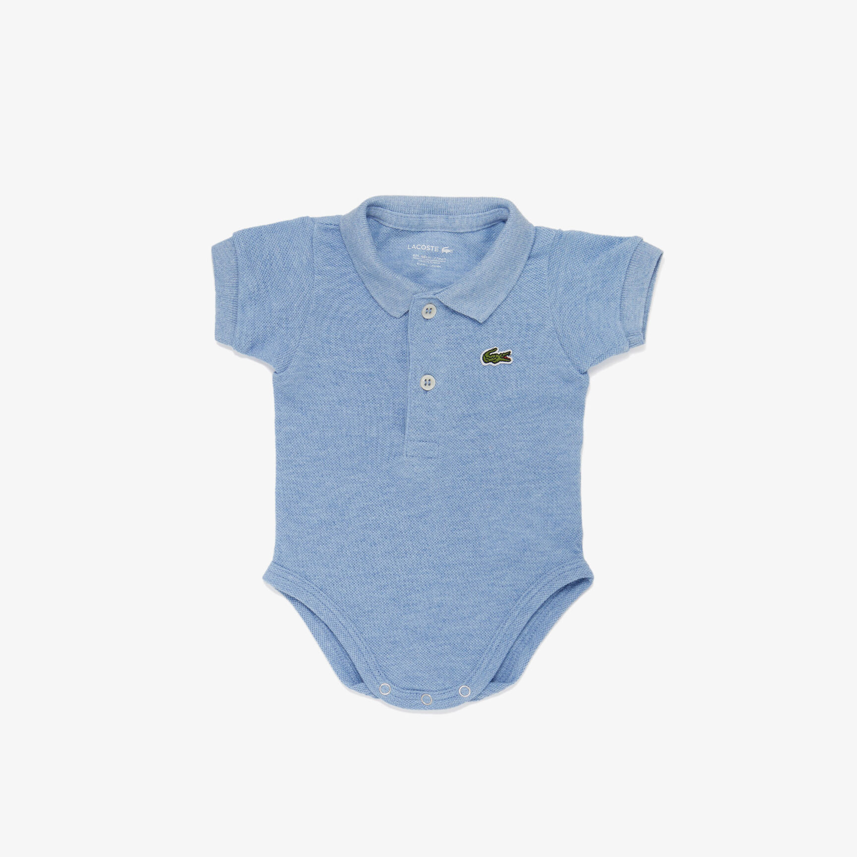 بودي سوت قطن بيكيه عضوي للأطفال، يأتي في صندوق من الورق المقوى المعاد تدويره Baby Organic Cotton Piqué Bodysuit In Recycled Cardboard Box Set - 4J6963-00-FTS