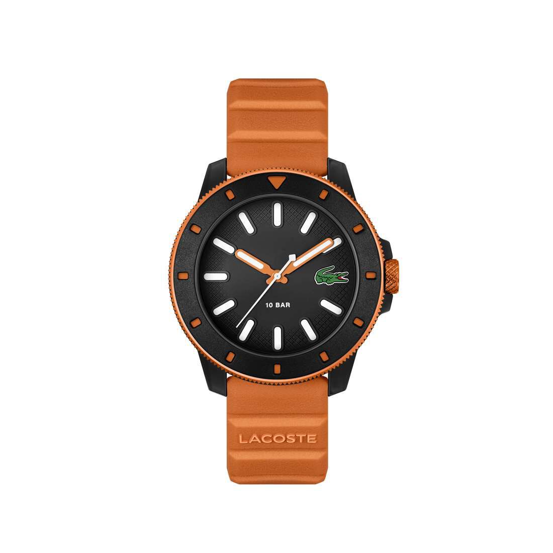 Men Silicone Strap 3 Hand Quartz Watch - 2011416-ORG