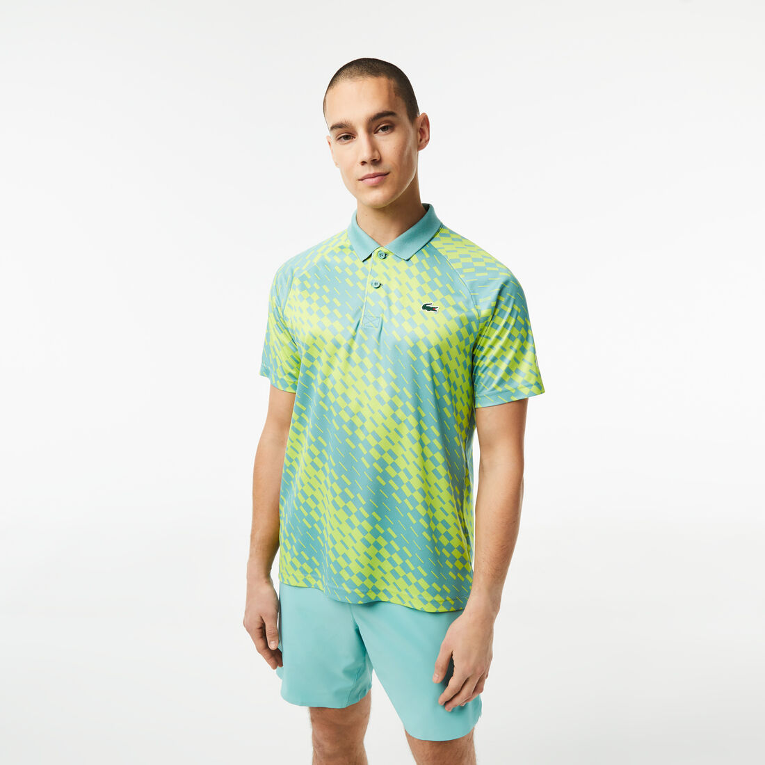 Men's Lacoste Tennis x Novak Djokovic Printed Polo Shirt