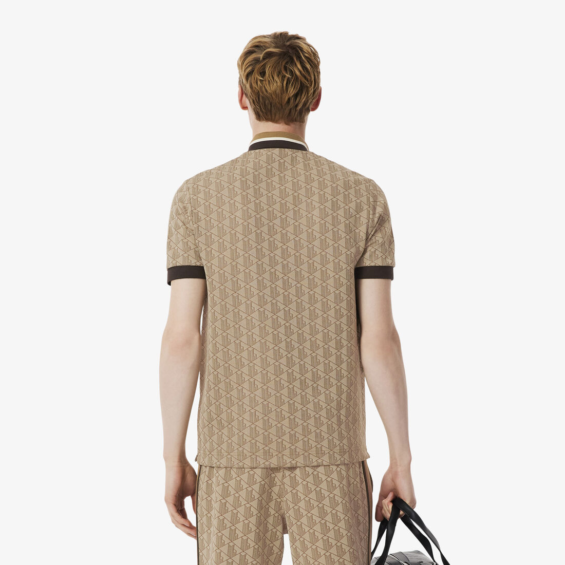 Classic Fit Monogram Jacquard Polo Shirt Classic Fit Monogram Jacquard Polo Shirt - DH1417-00-6IR