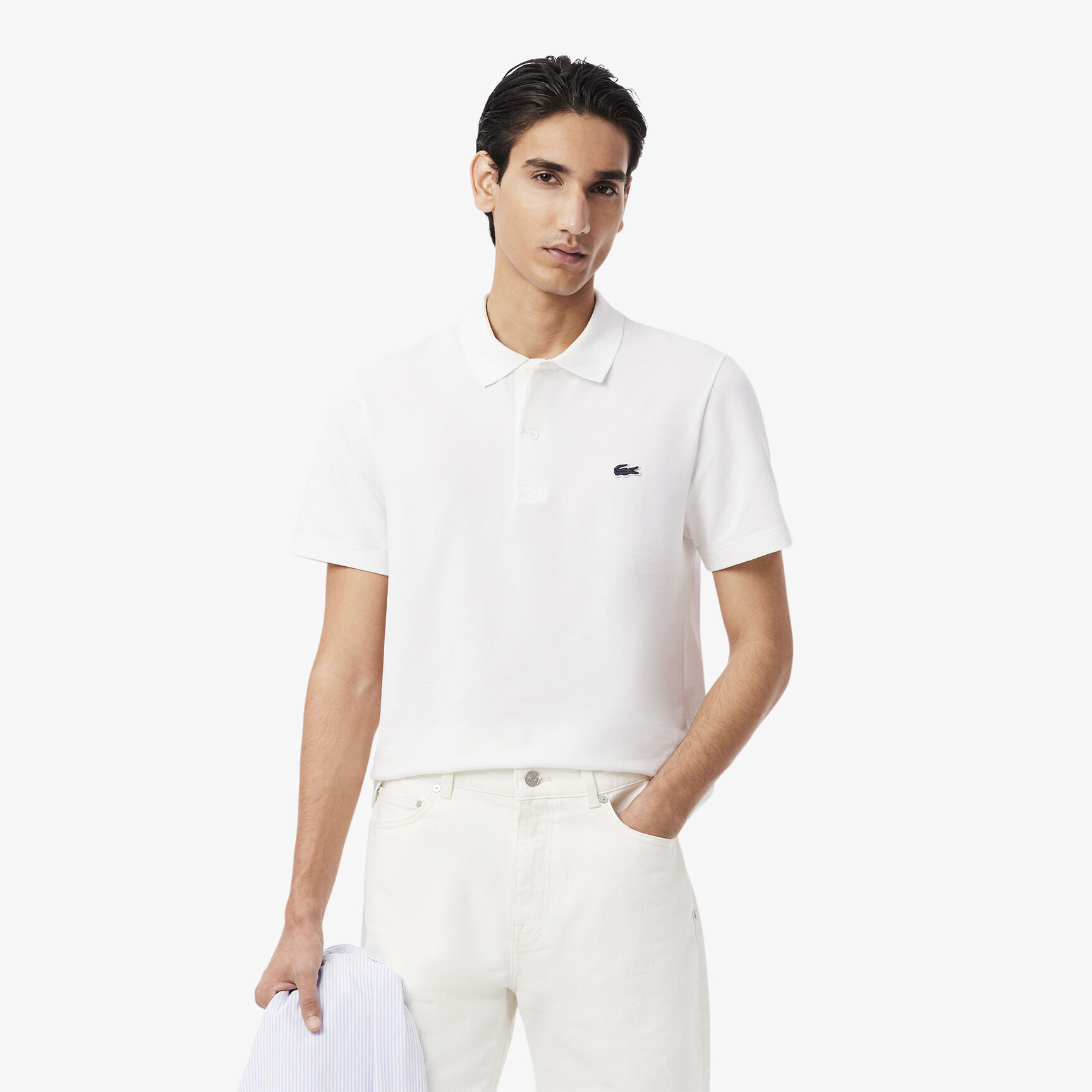Regular Fit Cotton Blend Polo Shirt - DH5522-00-001
