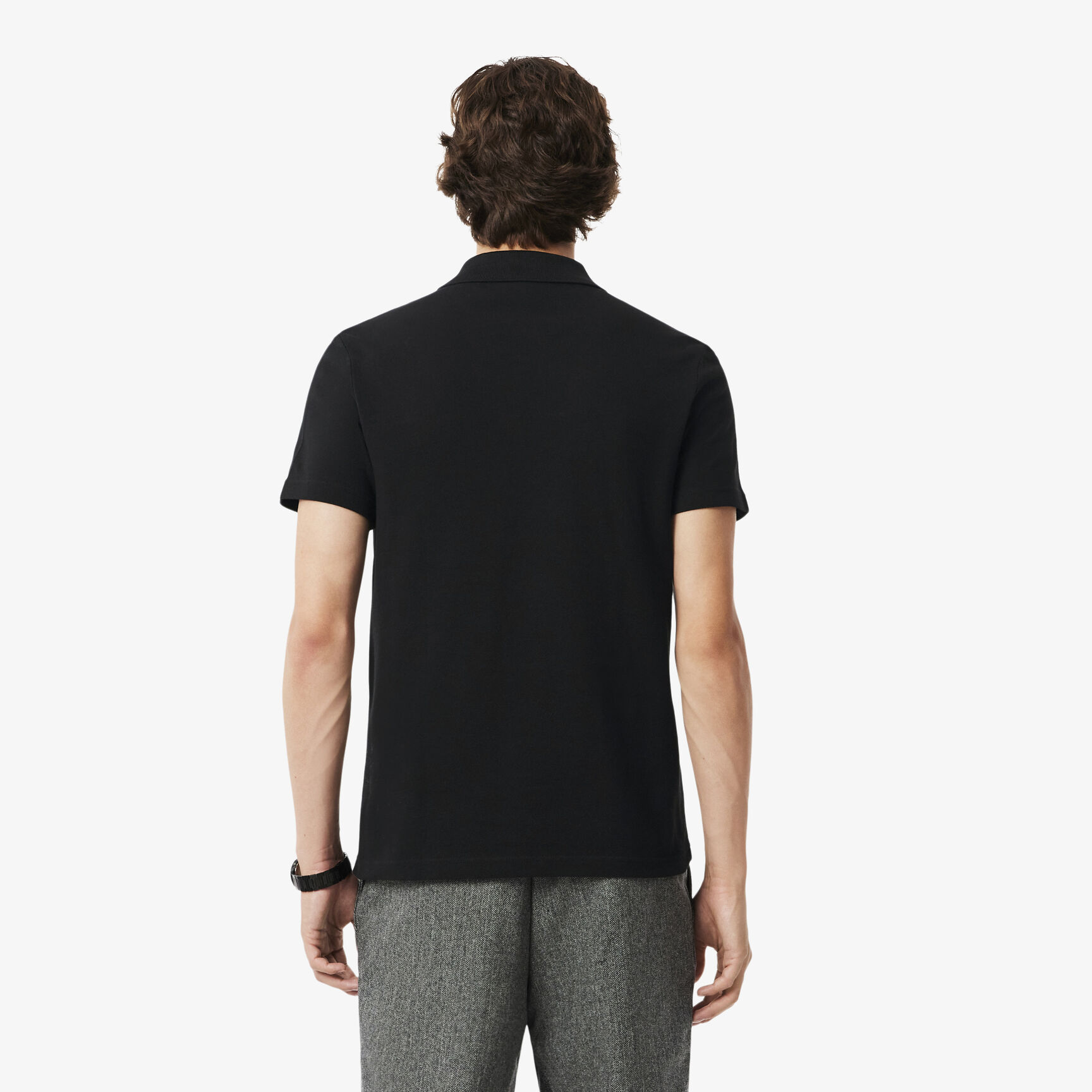 تيشيرت بولو L.12.12 بقصة عادية وتفاصيل شعارية Regular Fit Logo Trim L.12.12 Polo Shirt - PH9863-00-031