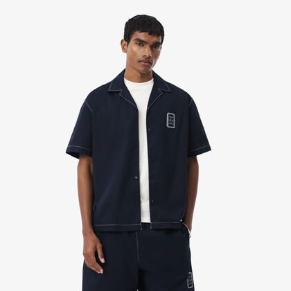 Relaxed Fit Short Sleeved Cotton Shirt