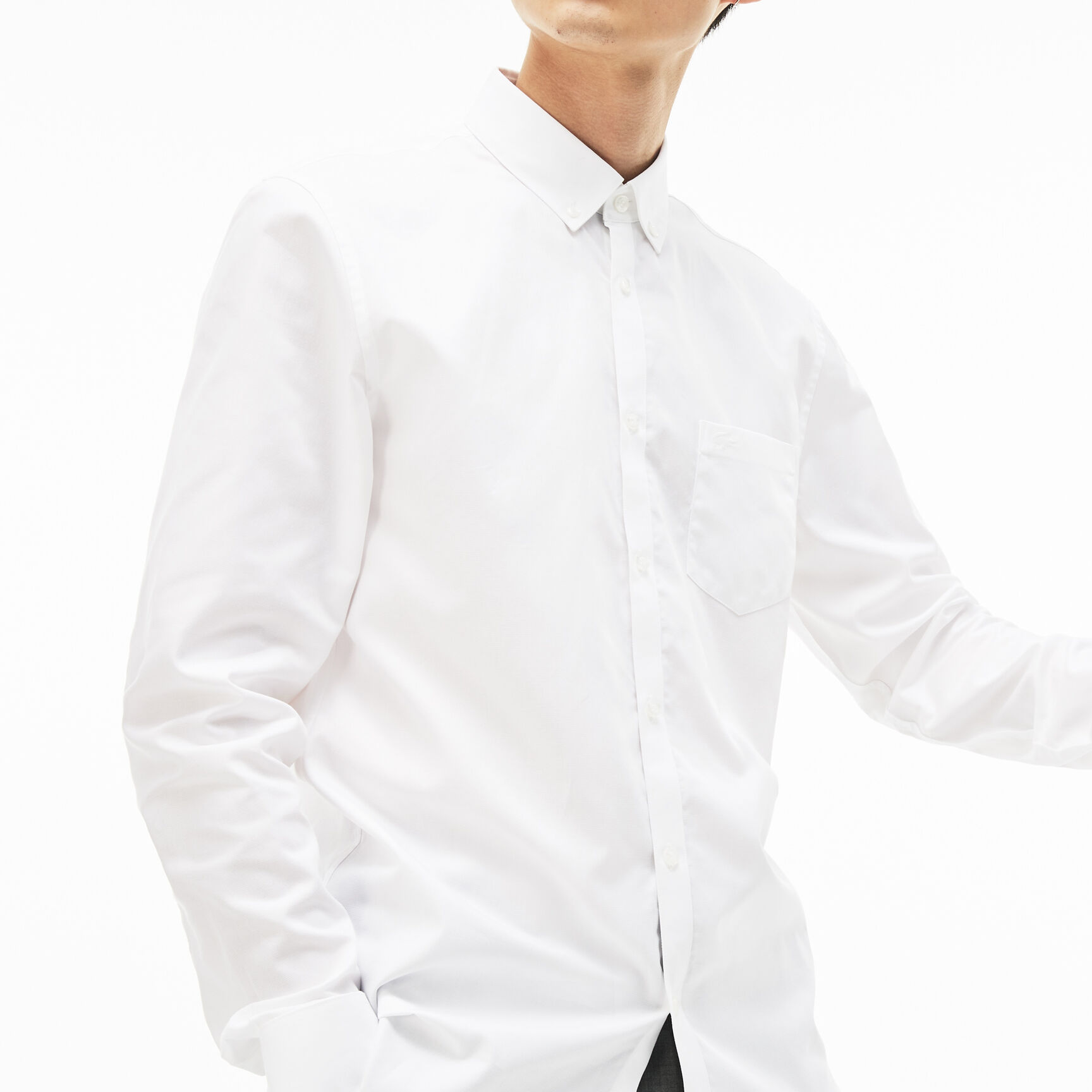 Men's Regular Fit Cotton Mini Pique Shirt