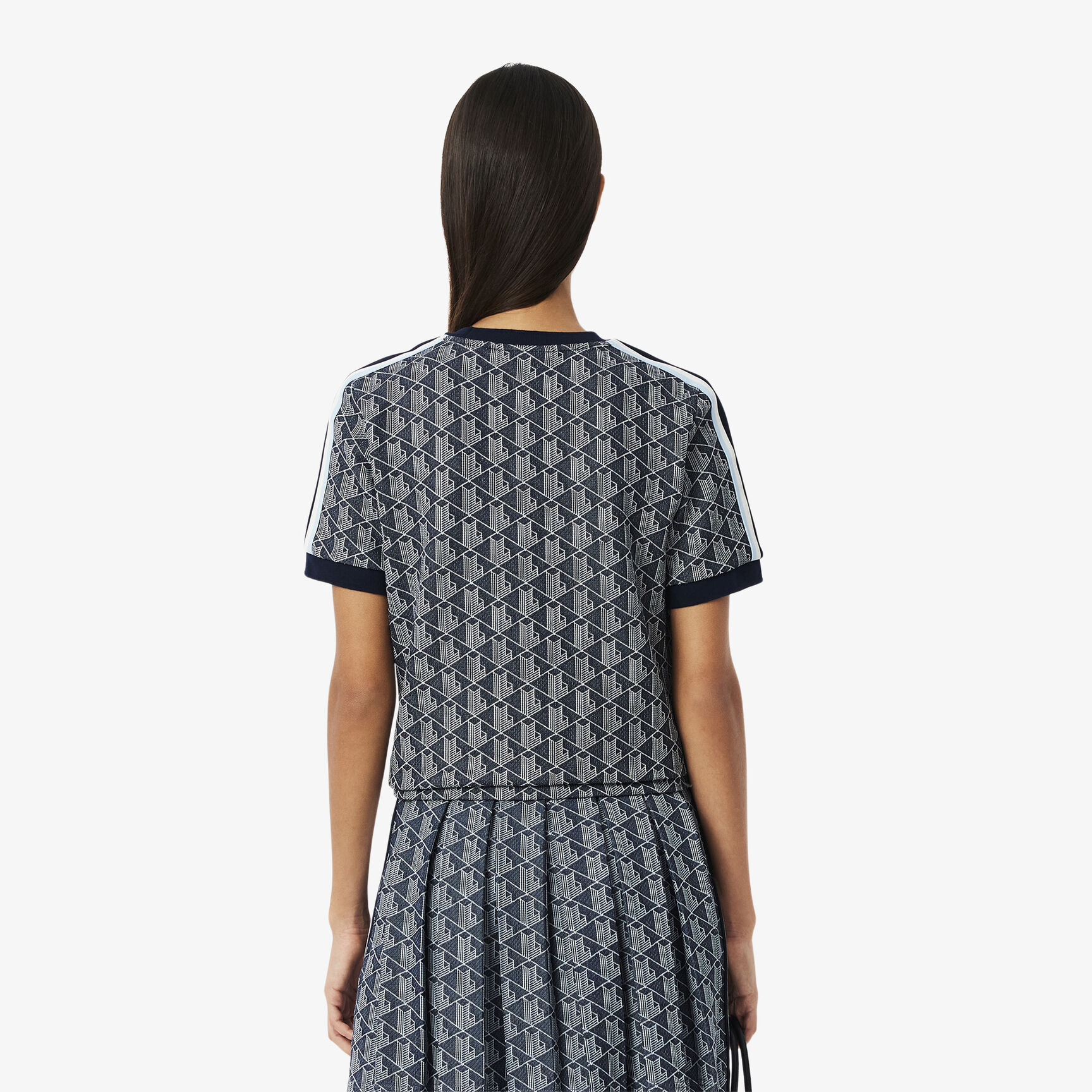 Slim Fit Monogram Jacquard T-shirt - TF3244-00-525