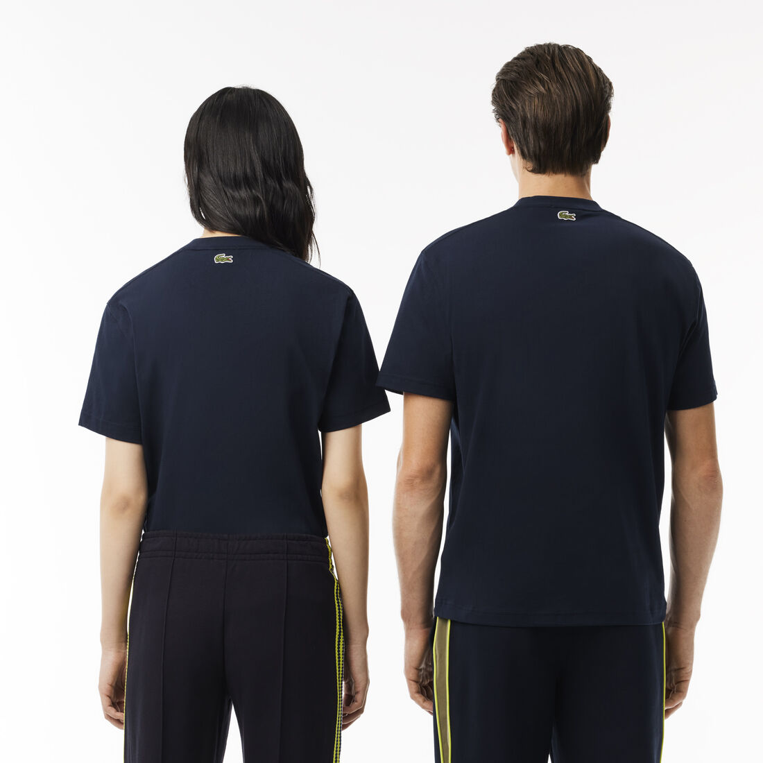 Signature Print Cotton T-shirt lacoste signature print cotton t shirt