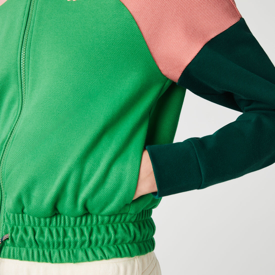 Women’s Lacoste SPORT Hooded Organic Cotton Zip Sweatshirt Women’s Lacoste SPORT Hooded Organic Cotton Zip Sweatshirt