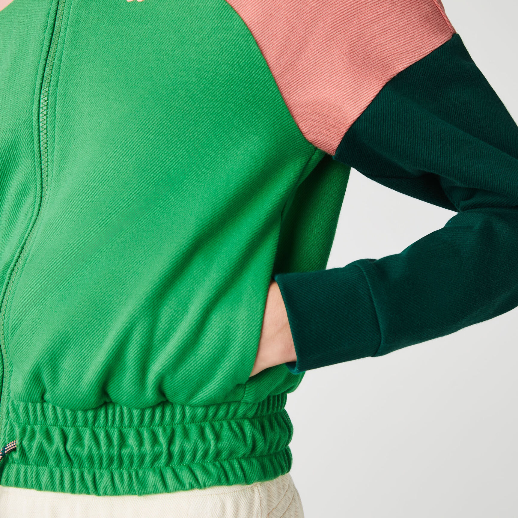 Women’s Lacoste SPORT Hooded Organic Cotton Zip Sweatshirt Women’s Lacoste SPORT Hooded Organic Cotton Zip Sweatshirt