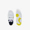 infants  lacoste t clip synthetic colour pop trainers