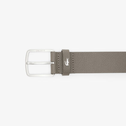 Grained Leather Belt