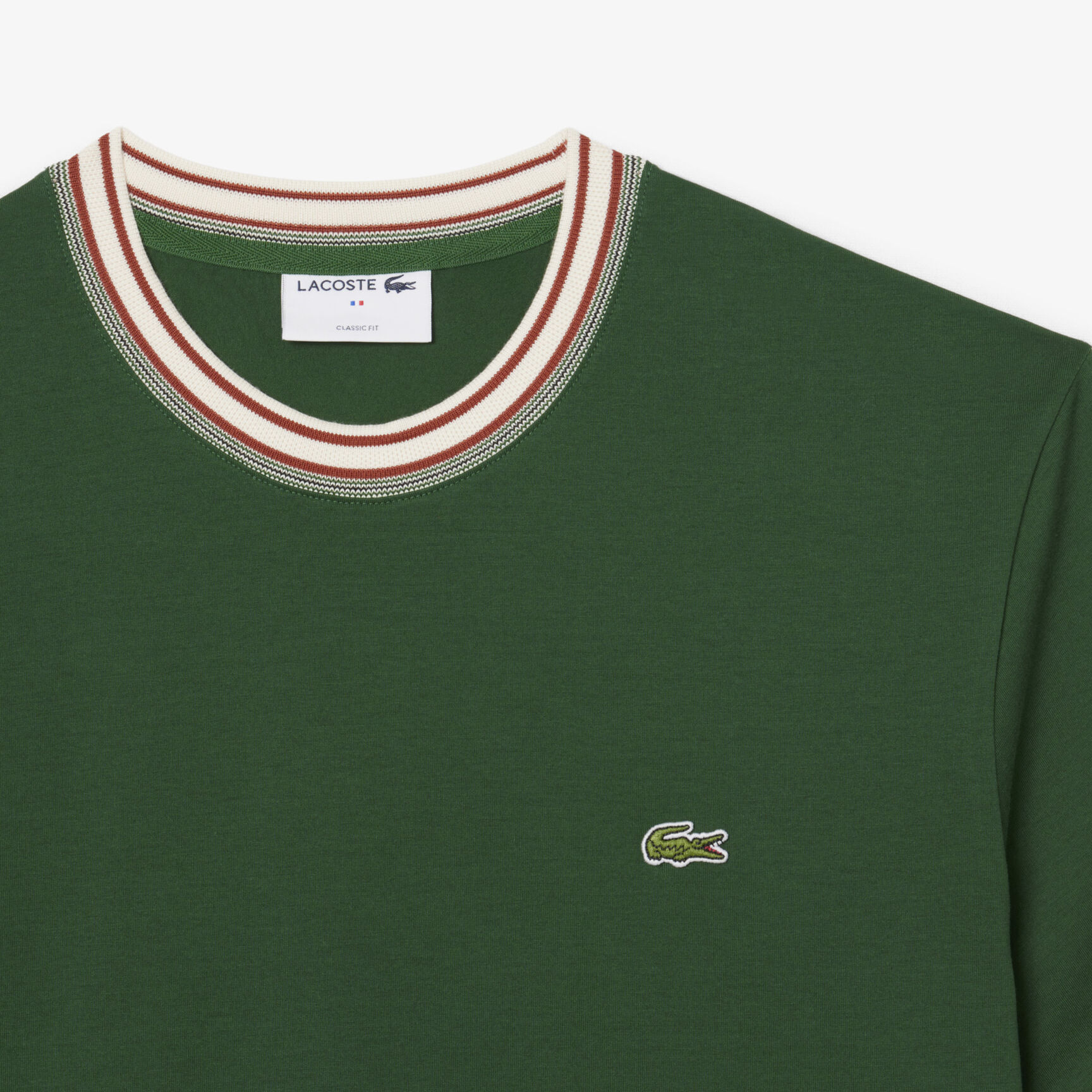 French Made Stripe Neck T-shirt - TH5455-00-132