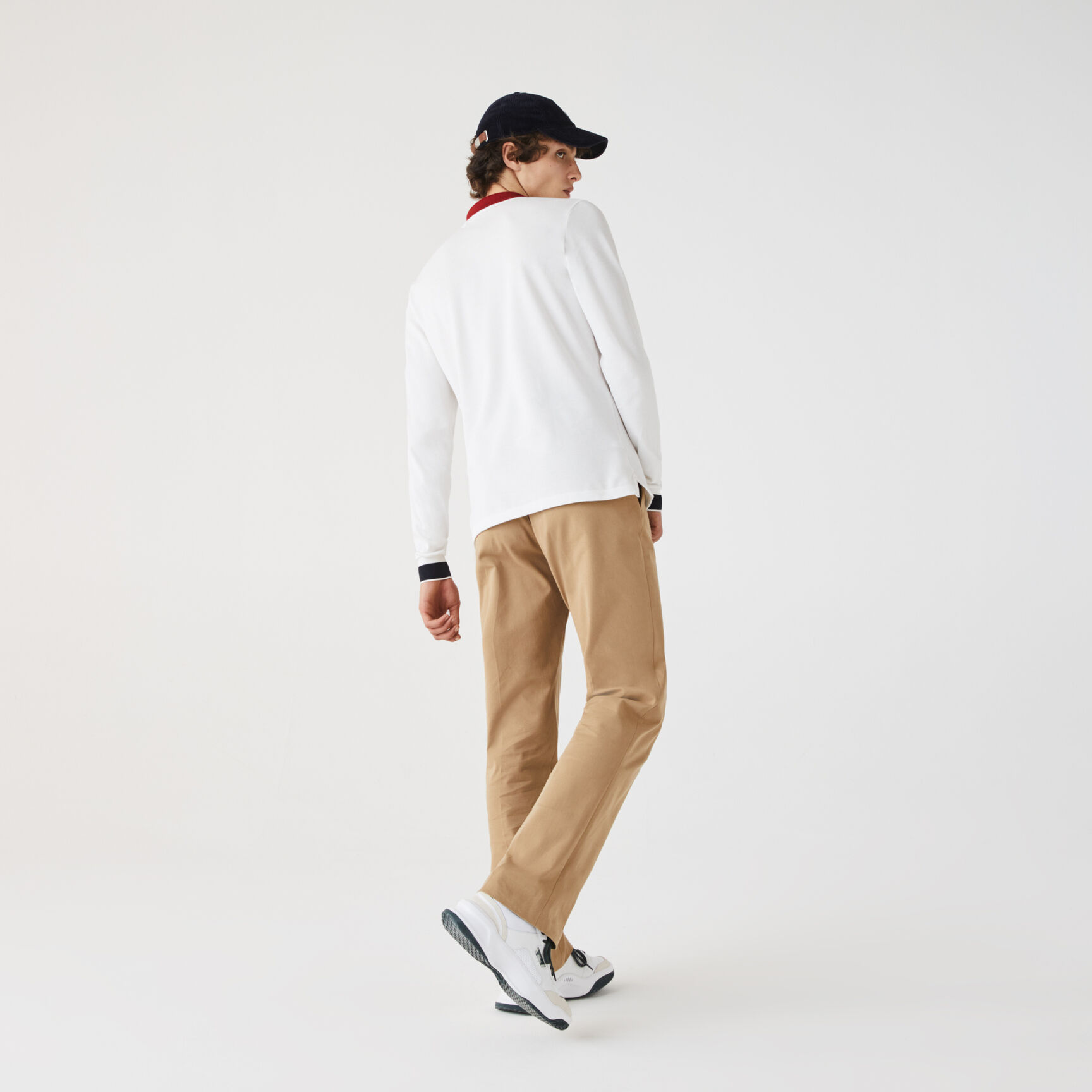 تيشيرت بولو لاكوست بقصة عادية للرجال مجموعة Made in France تيشيرت بولو لاكوست بقصة عادية للرجال مجموعة Made in France