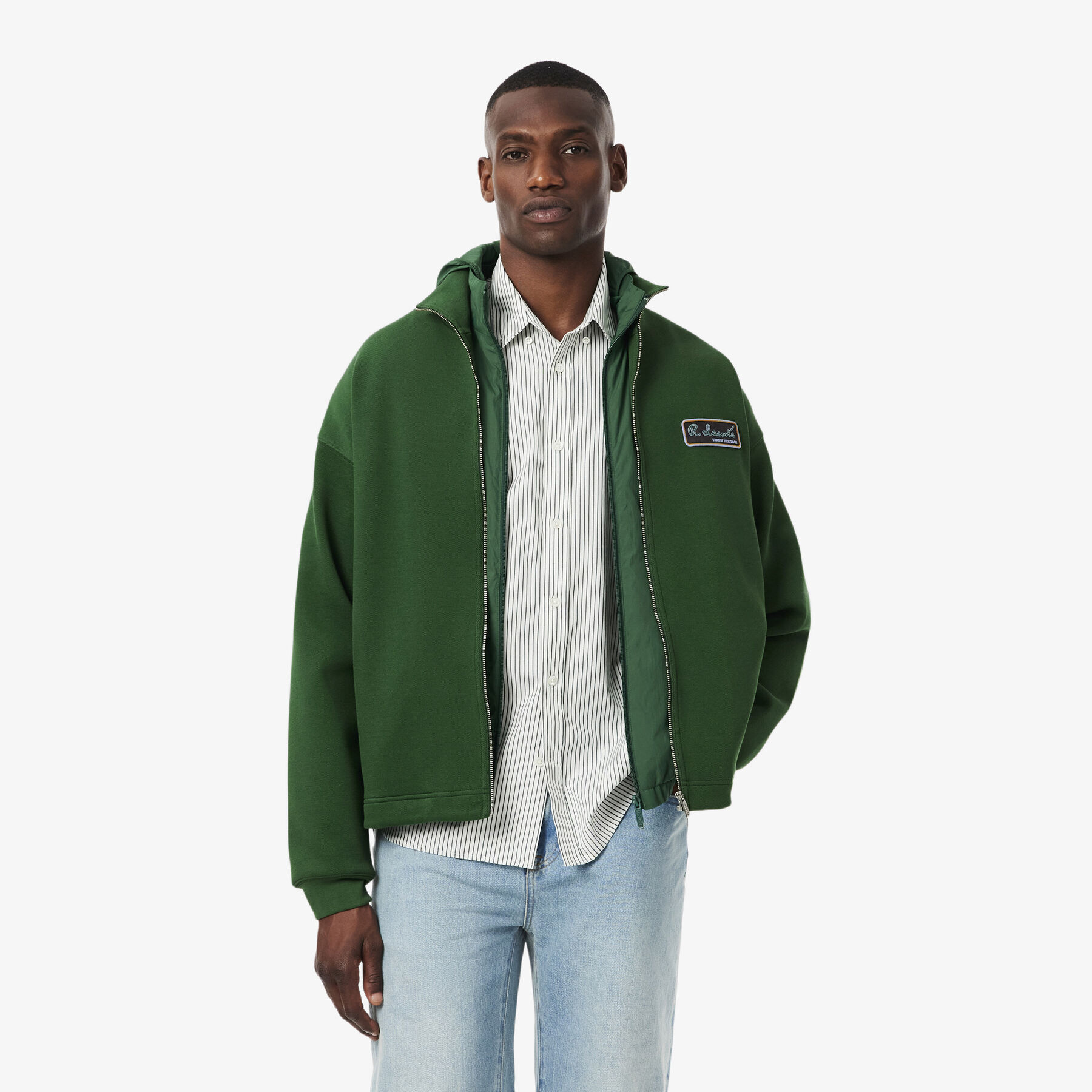 Loose Fit Signature Badge Sweatshirt lacoste loose fit signature badge sweatshirt