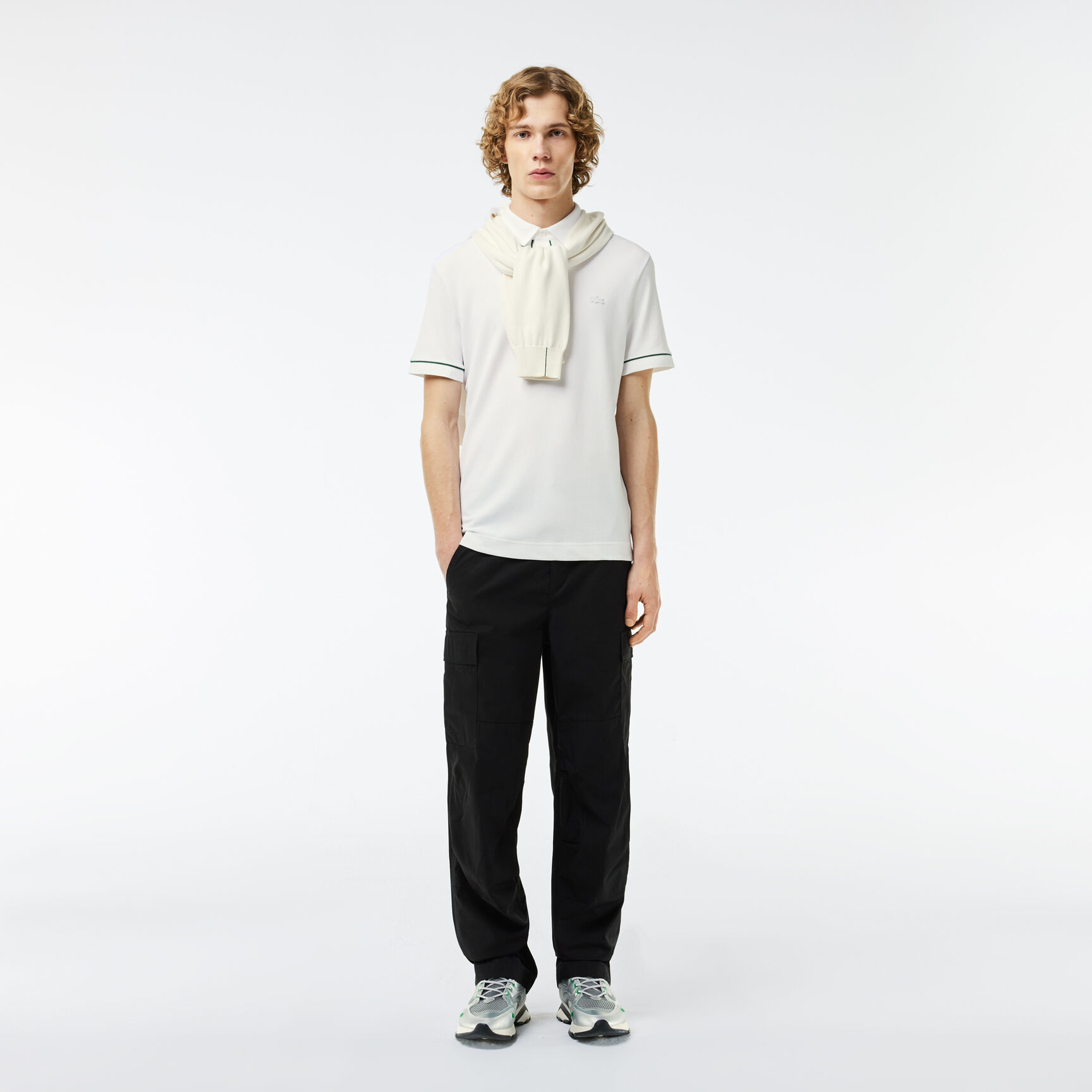 Smart Paris Stretch Cotton Contrast Trim Polo Shirt - PH8184-00-001