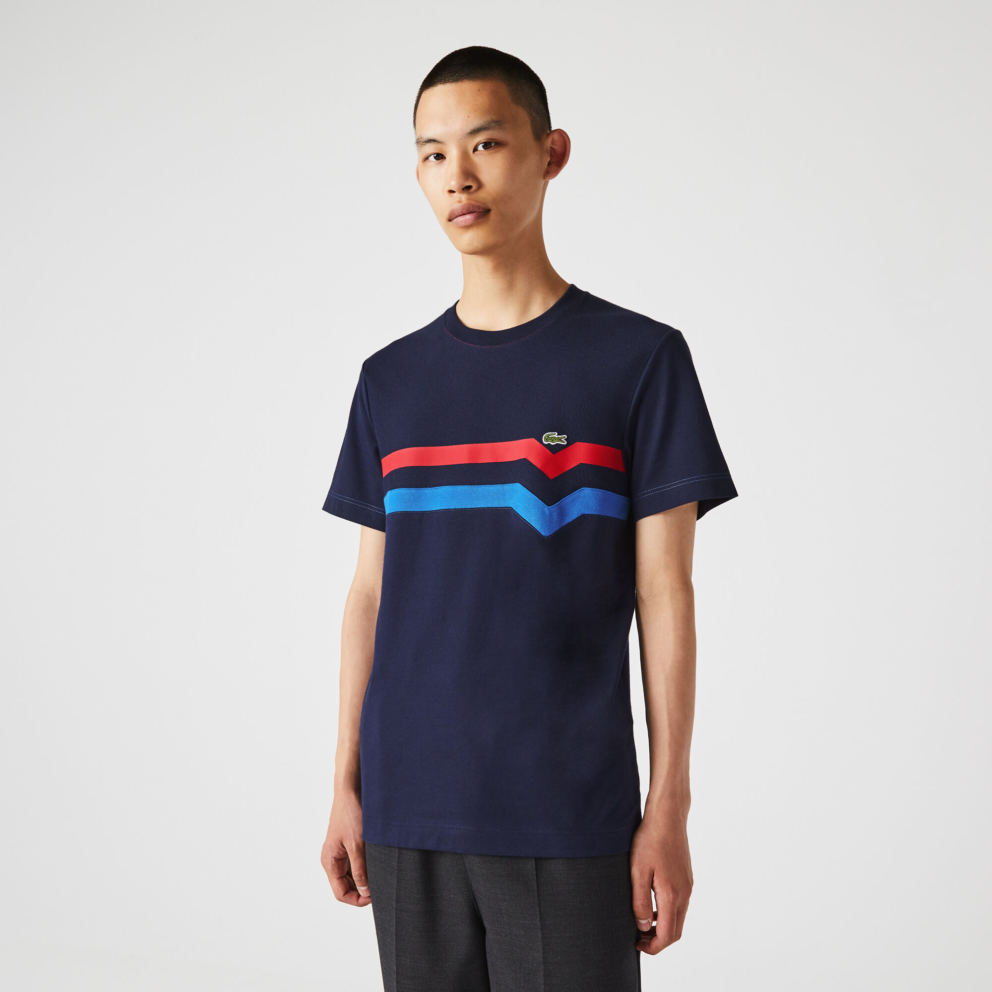 Men's Made In France Striped Organic 