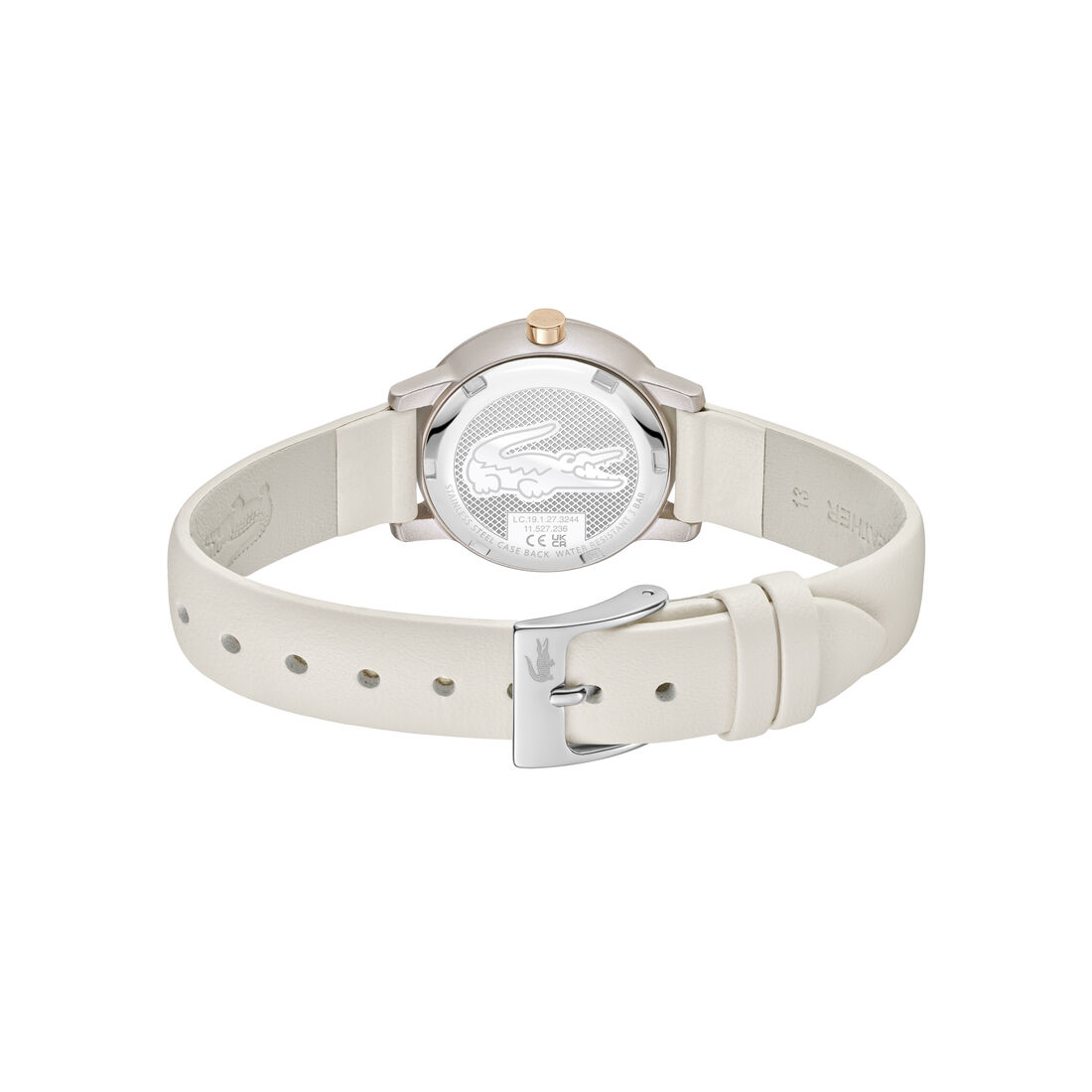 Lacoste 12.12 Swift Leather Strap WATCH - 2001437-WHITE