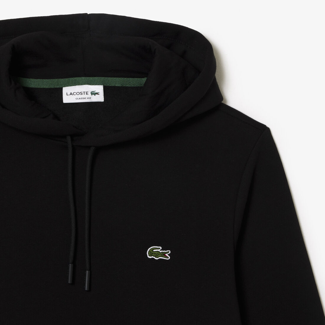 سويت شيرت لاكوست بغطاء رأس قطن عضوي للرجال Men's Lacoste Organic Cotton Hooded Jogger Sweatshirt - SH9623-00-031