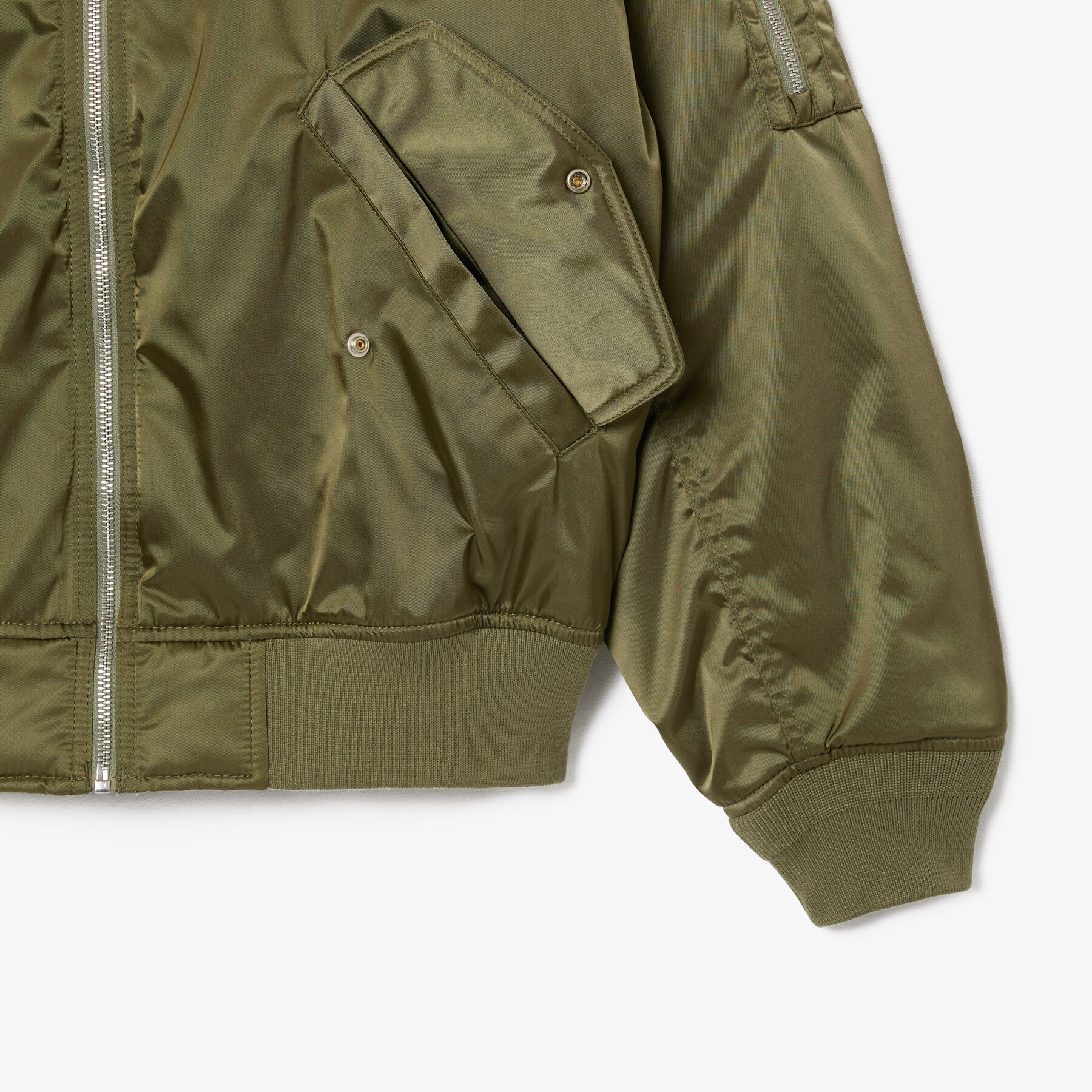 Water-Repellent Padded Bomber Jacket lacoste water repellent padded bomber jacket