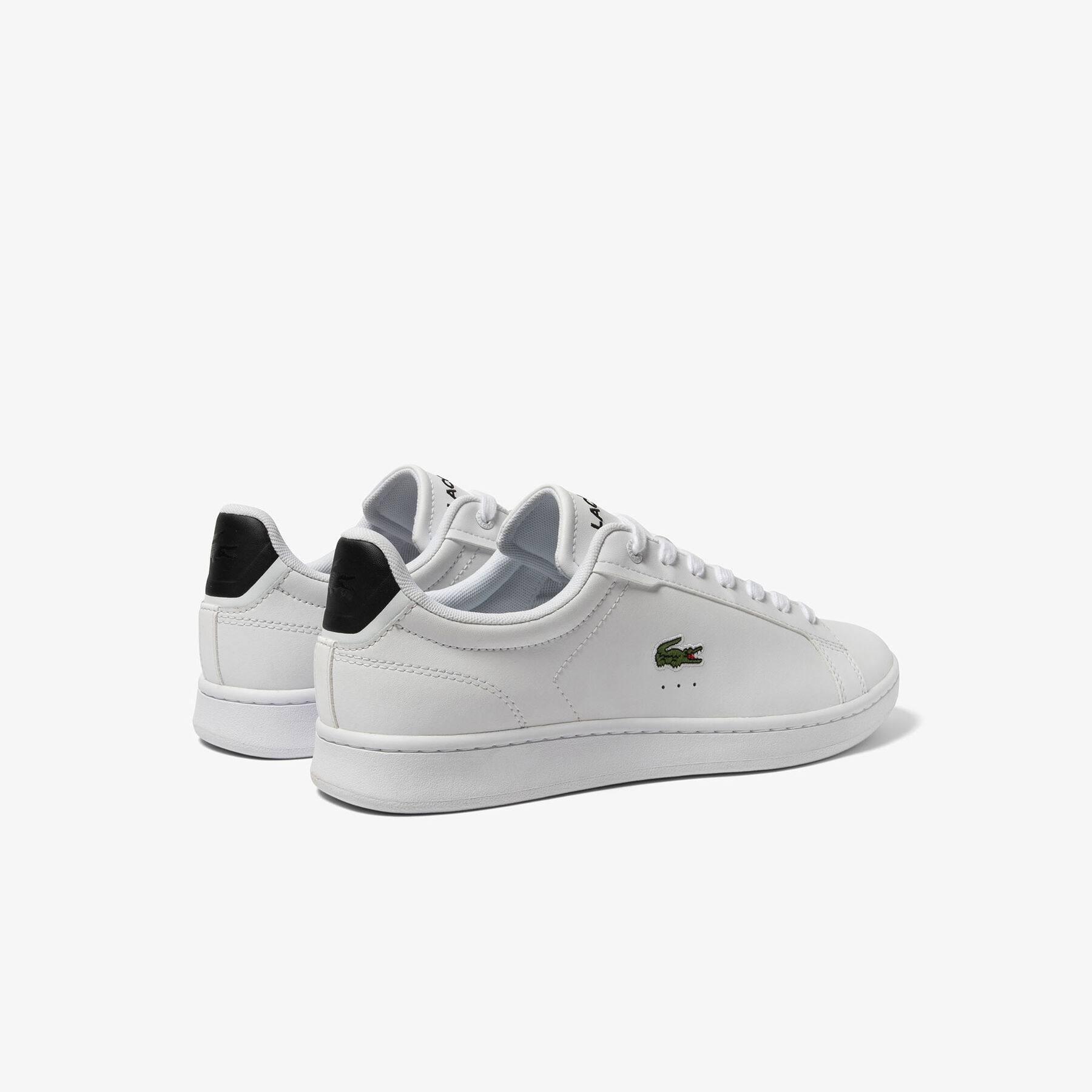 men s lacoste carnaby pro leather heel pop trainers