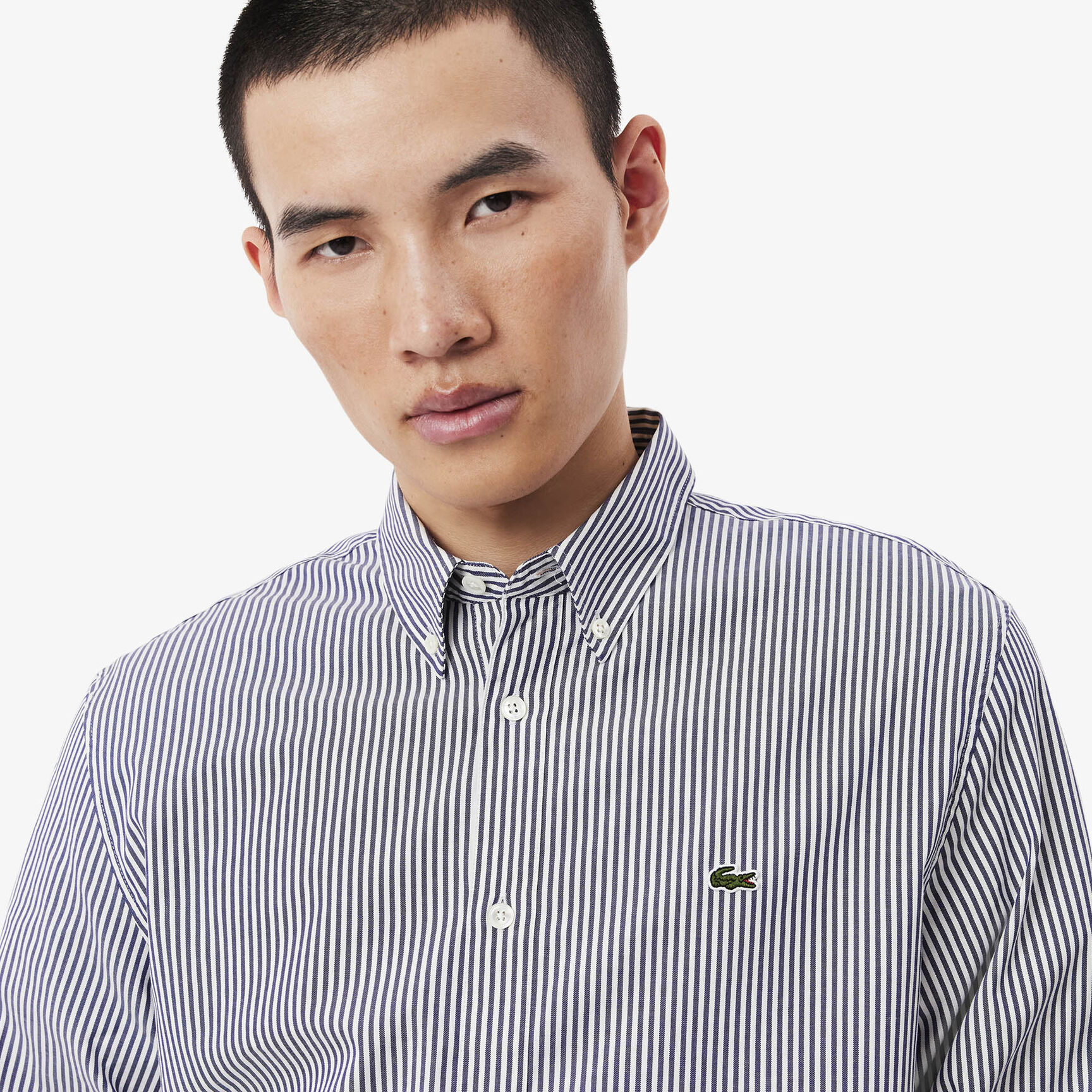 Men's Regular Fit Striped Cotton Shirt - CH2936-00-522