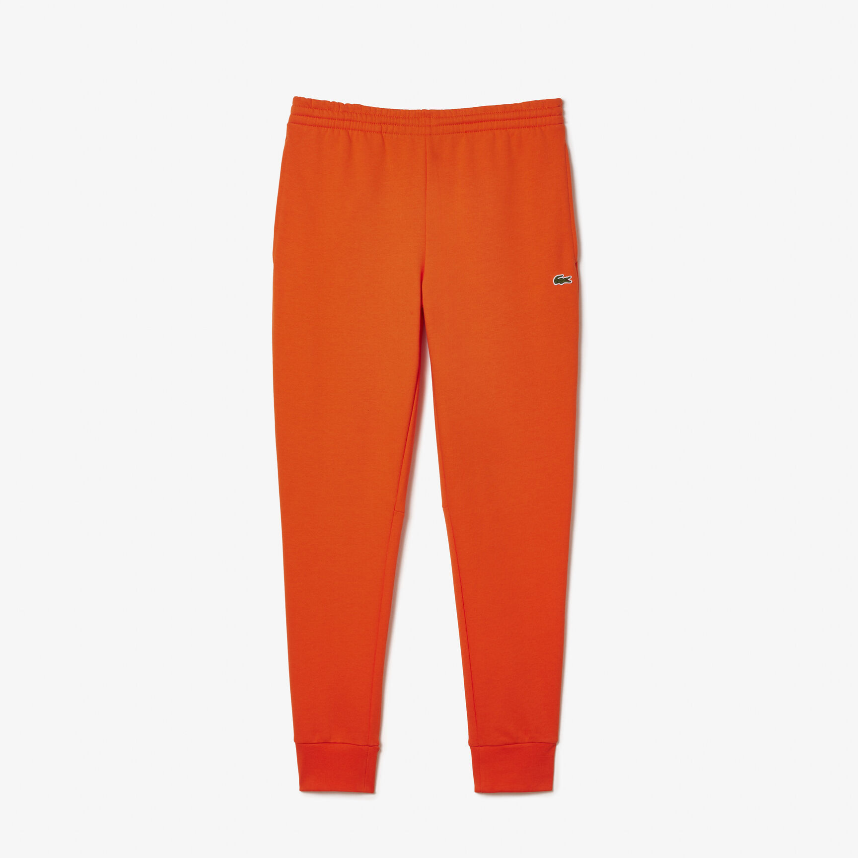 بنطال رياضي بقصة ضيقة Men's Lacoste Slim Fit Organic Cotton Fleece Jogger Trackpants - XH9624-00-SJI